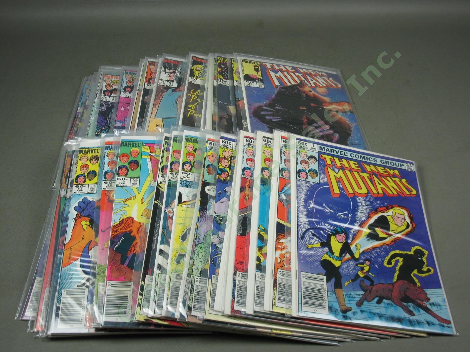 99 Marvel The New Mutants 1-86 88-92 100 Run Annual 1 2 1st App Psylocke 3 6 Lot 3