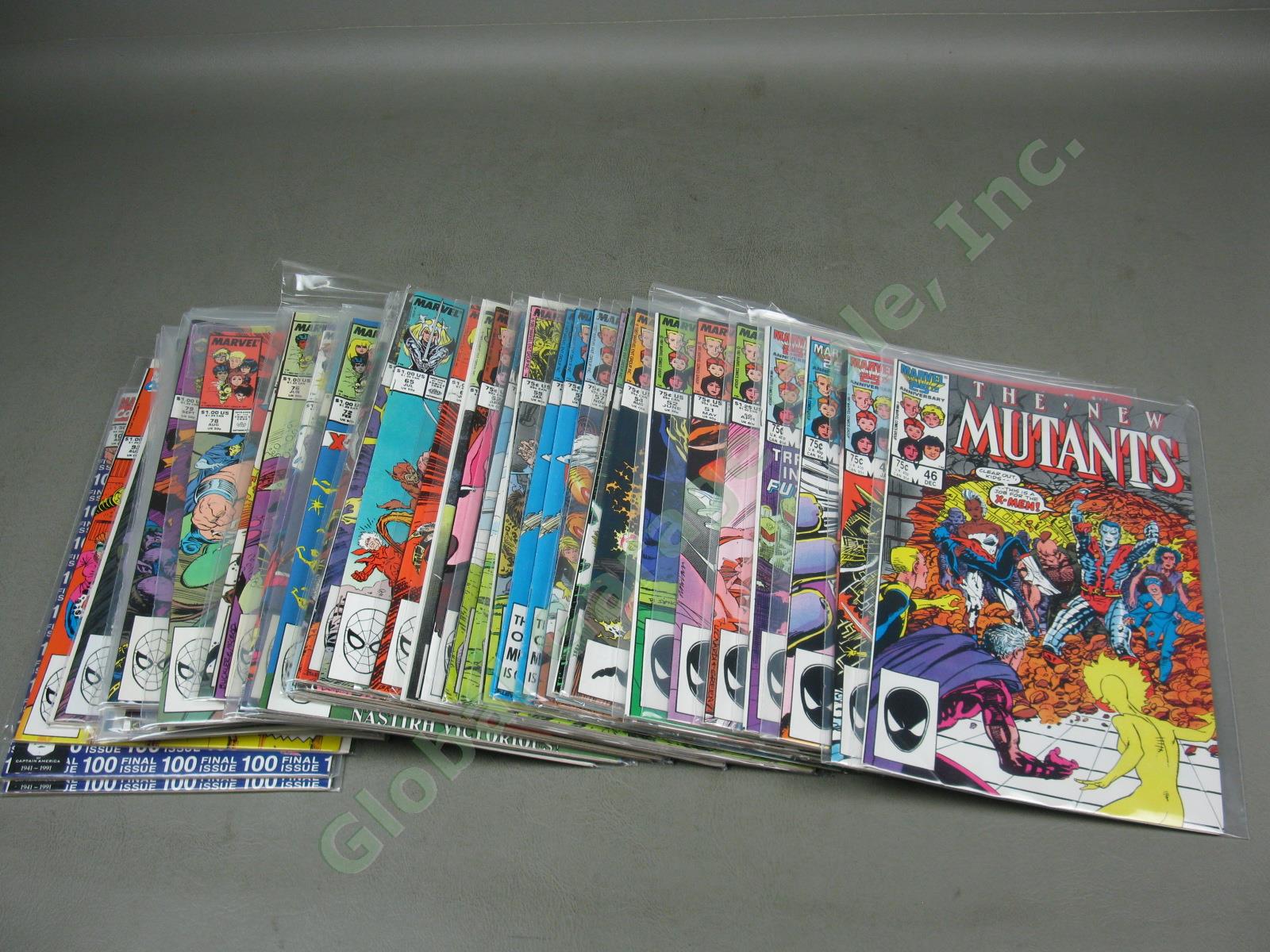99 Marvel The New Mutants 1-86 88-92 100 Run Annual 1 2 1st App Psylocke 3 6 Lot 4