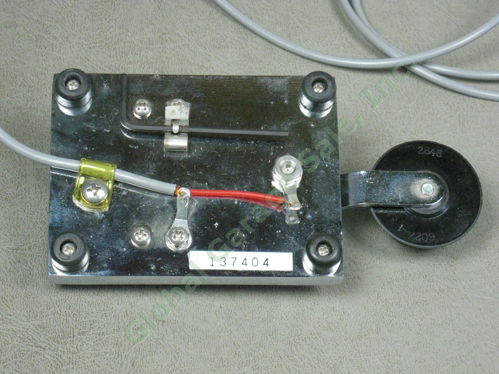 Bencher RJ-2 Chrome Straight Telegraph Key Bug Morse Code +Allen Wrench EXC COND 6