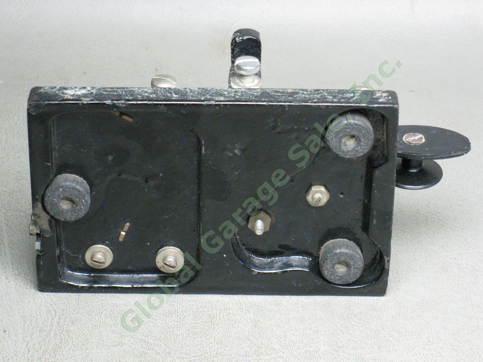 Vtg McElroy Radio Telegraph Transmitting Deluxe Mac Key Marble Base Morse Code 7