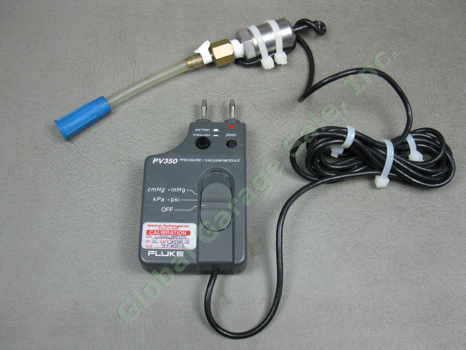 Fluke PV350 Digital Multimeter Pressure/Vacuum Transducer Module 500psi Pressure
