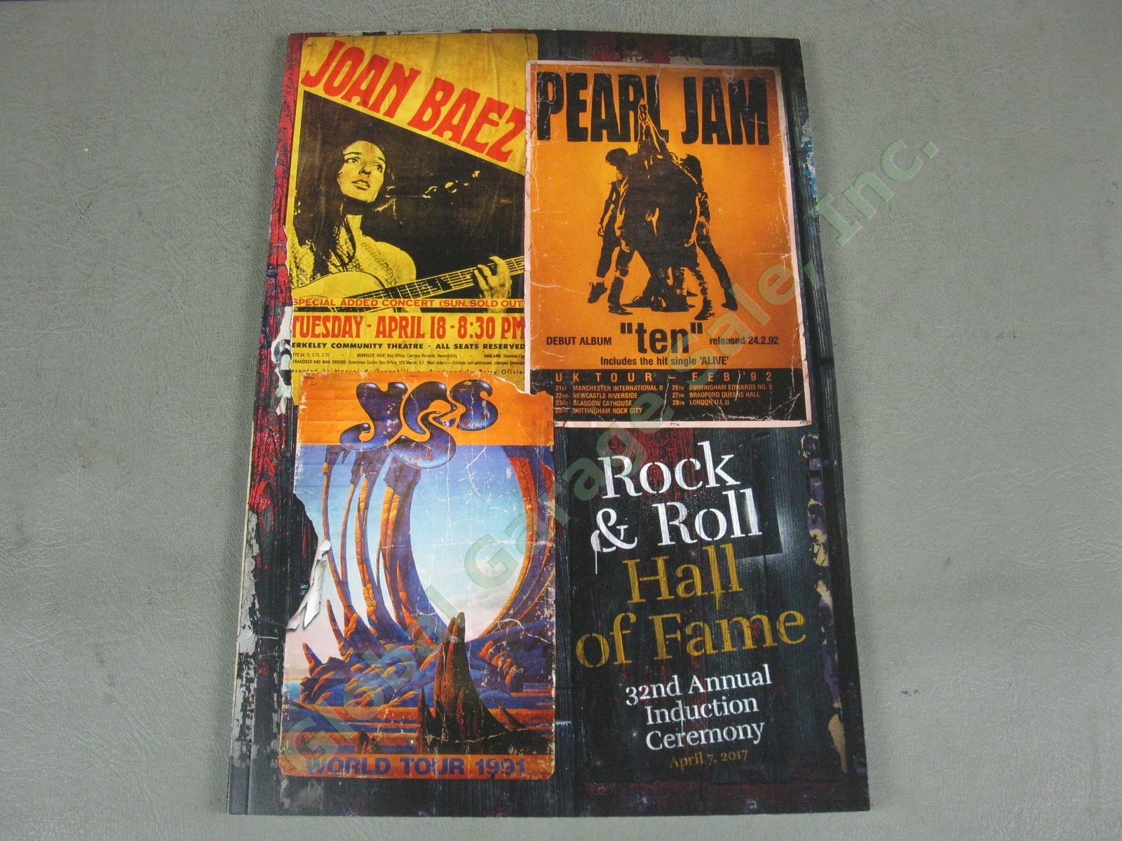 2017 Rock + Roll Hall Of Fame Lot 4 Programs 4 Sealed CDs Buttons + VIP Bag NR! 4