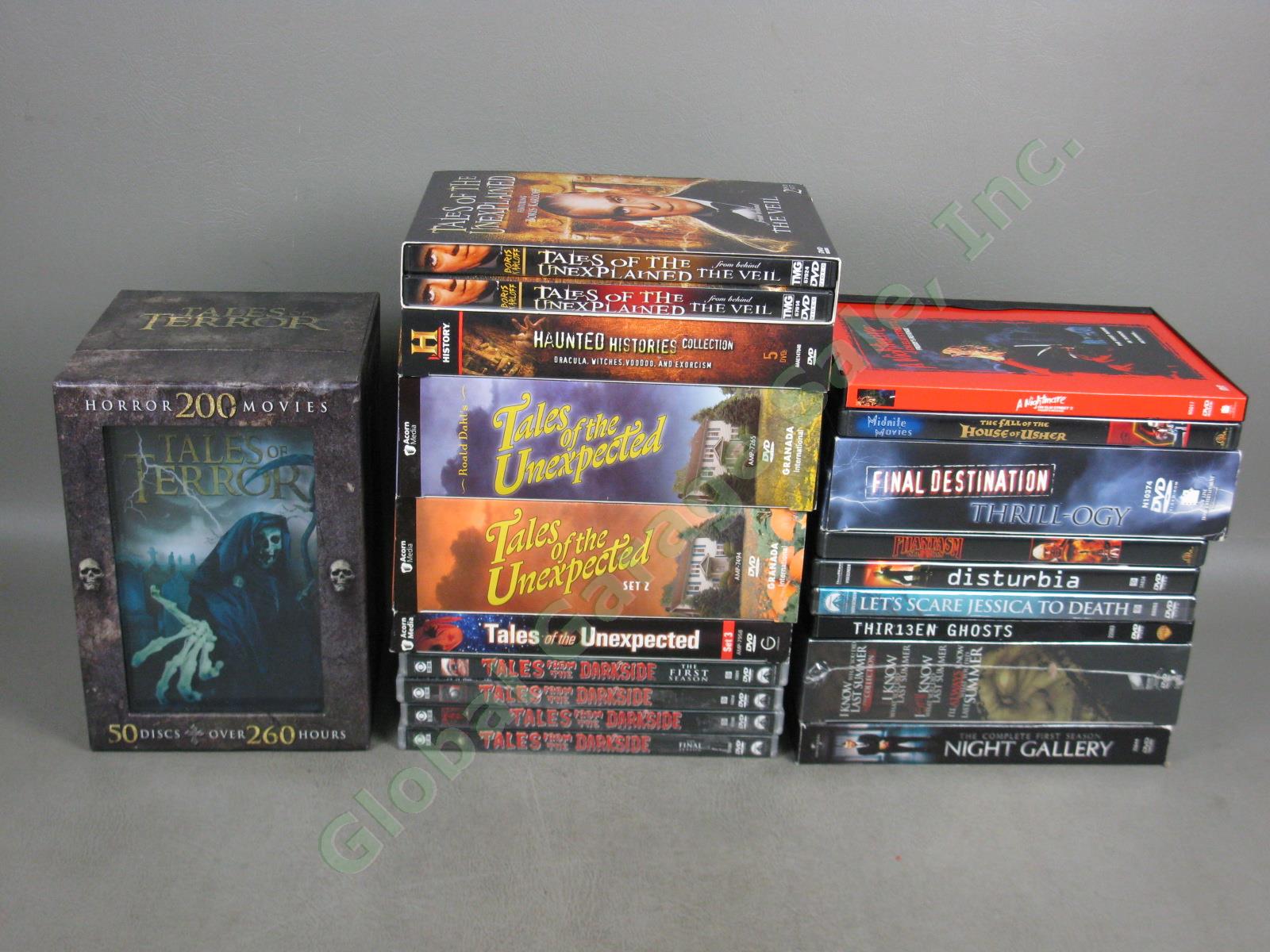 200+ Horror Mystery Movie DVD Box Set Lot Tales Of Terror Darkside Unexpected NR
