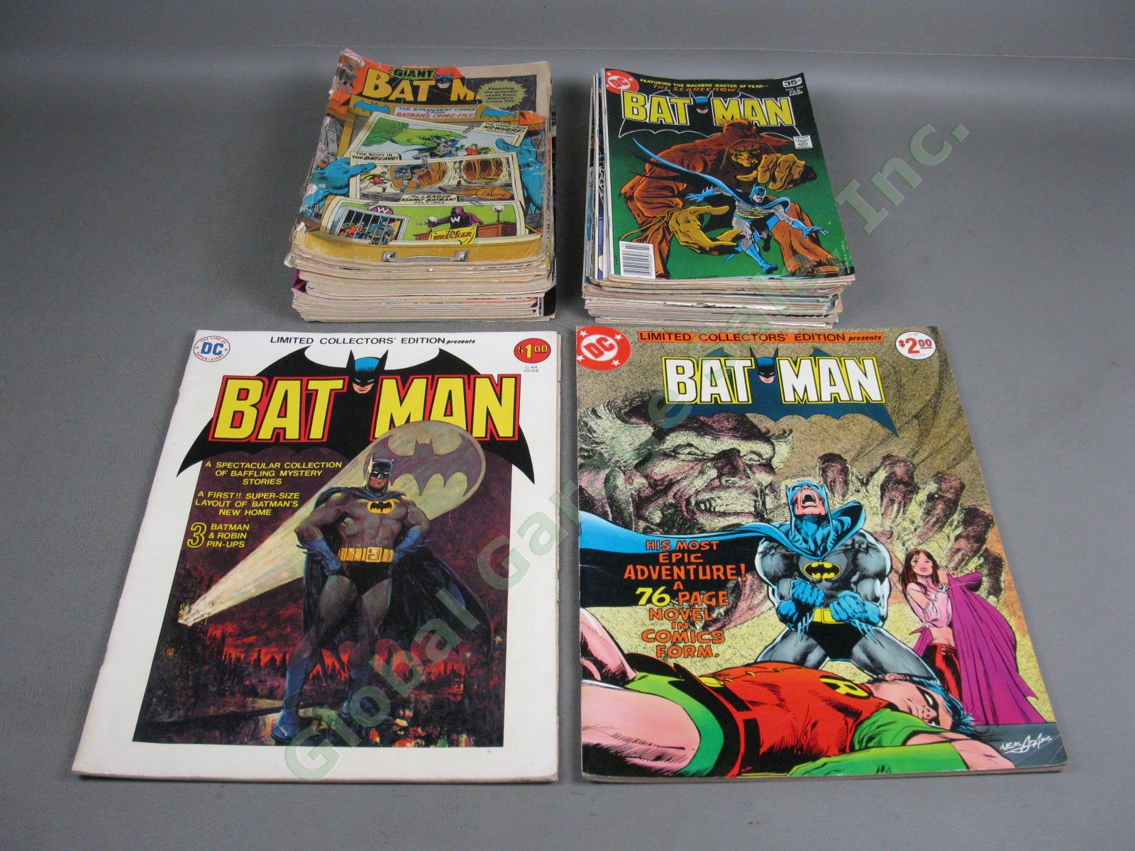 47 Vtg 1970s DC Comics Detective Batman Lot Neal Adams Limited Collector Edition