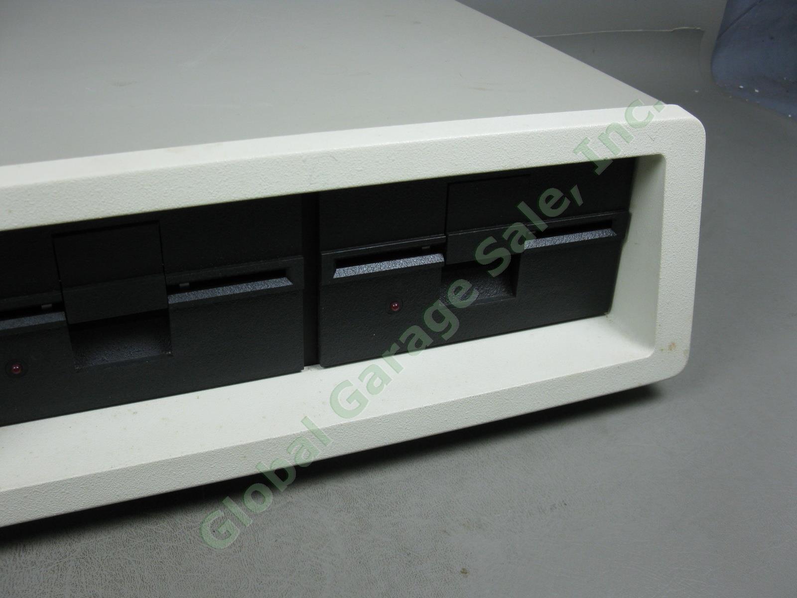 Vtg Early Rev A IBM 5150 PC W/ Dual 5.25" Floppy Disk Drives 3 Cables Bundle Lot 2