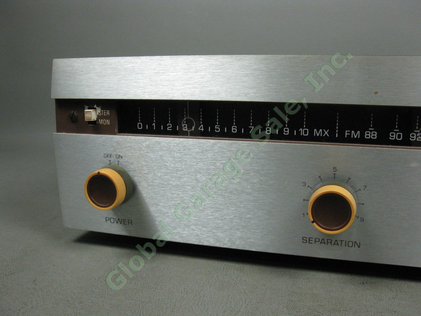 Vtg 1960s Eico ST97 Tube Stereo FM Radio Tuner W/ All Knobs Transformer Untested 1