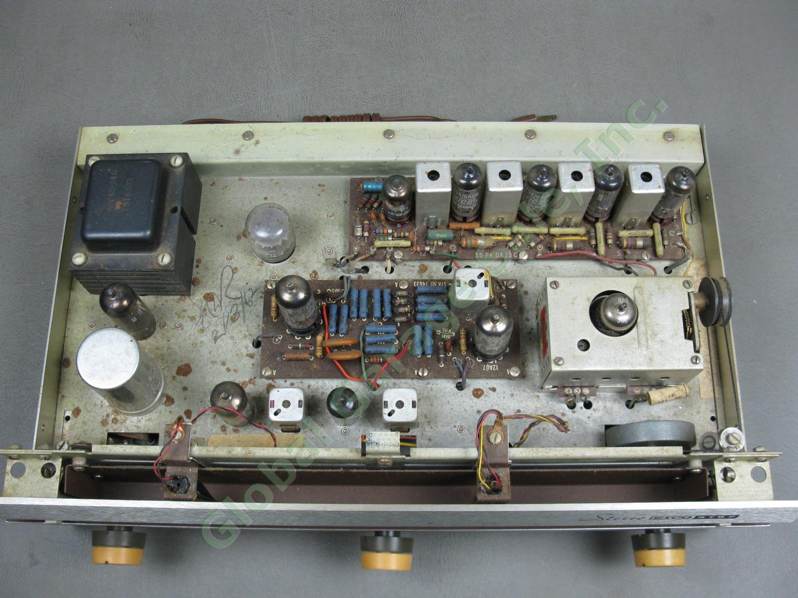 Vtg 1960s Eico ST97 Tube Stereo FM Radio Tuner W/ All Knobs Transformer Untested 9