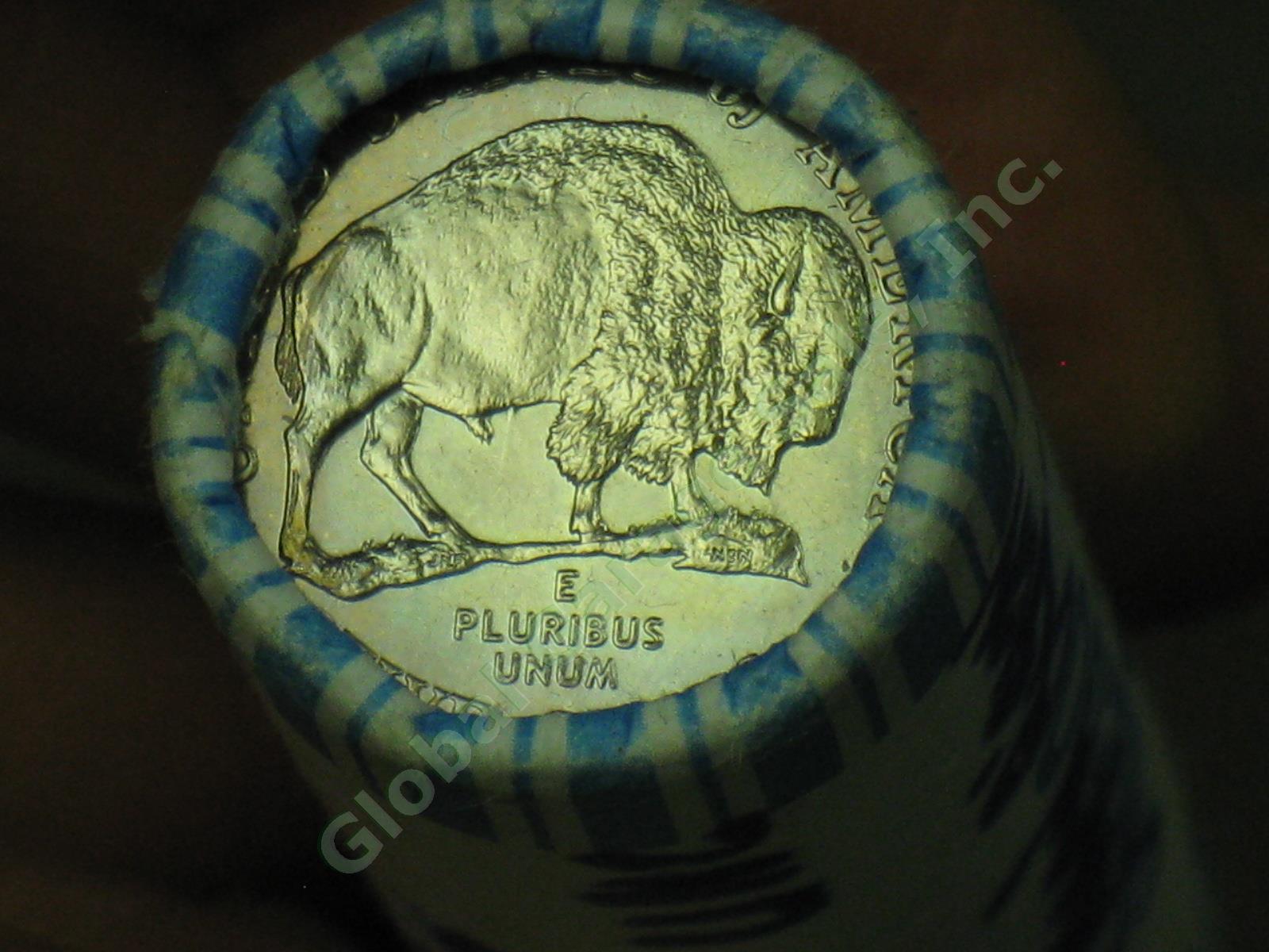 Uncirculated Roll 2005-D Nickels Speared Wounded Bison Buffalo On Both Ends! NR! 4