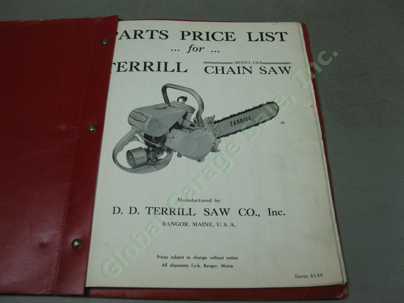 Vtg Chainsaw Catalog Manual Lot Cummings Sally Saw Reed-Prentice Strunk Terrill 4