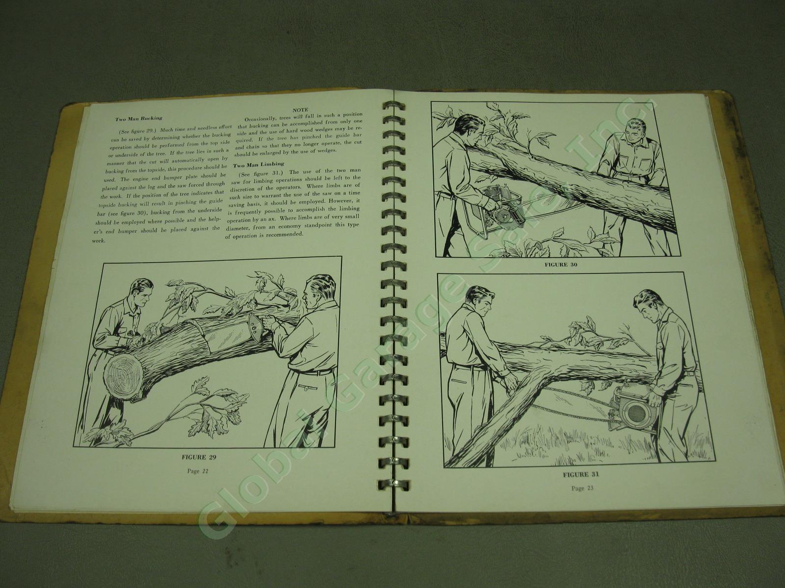Vtg Chainsaw Catalog Manual Lot Cummings Sally Saw Reed-Prentice Strunk Terrill 12