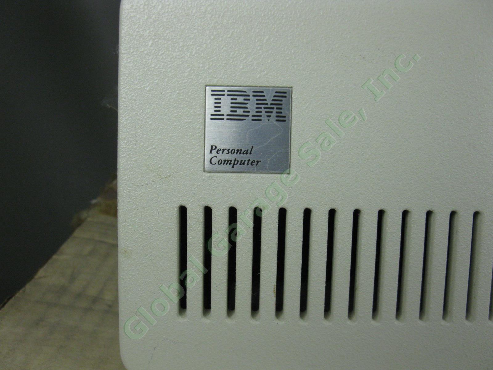 IBM 5150 PC W/ Dual 5.25" Floppy Disk Drives +Box Cables Plus Hardcard 40 BASIC 1