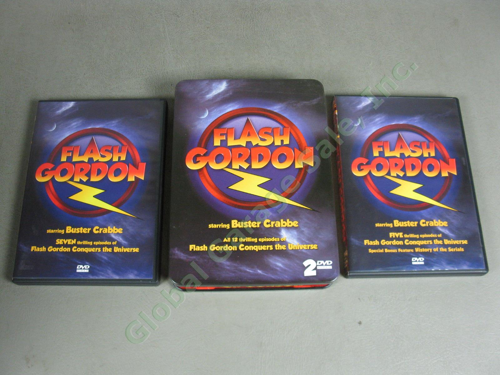 72-DVD Sci-Fi TV Lot Complete Twilight Zone Flash Gordon Battlestar Galactica ++ 10