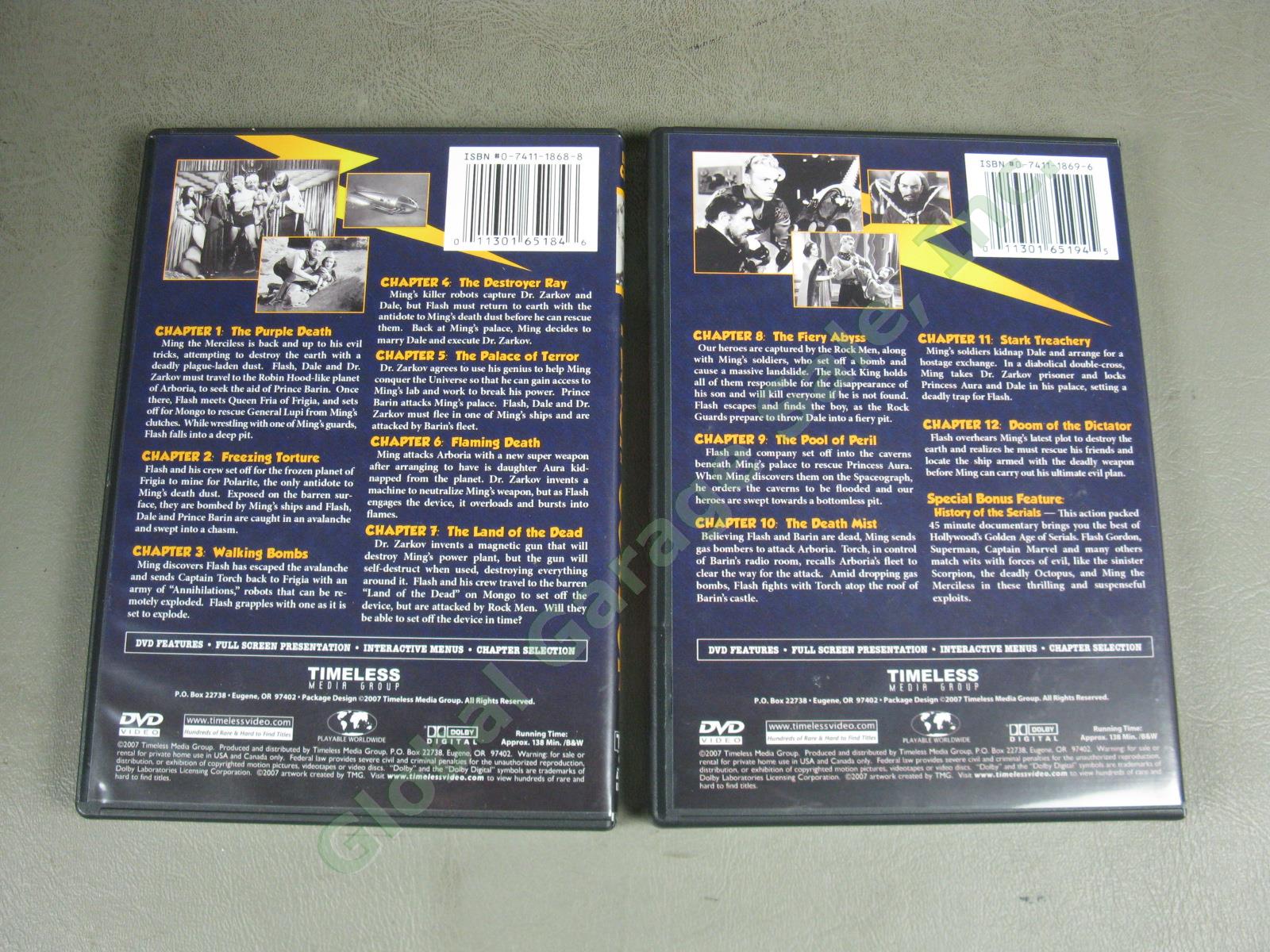72-DVD Sci-Fi TV Lot Complete Twilight Zone Flash Gordon Battlestar Galactica ++ 11