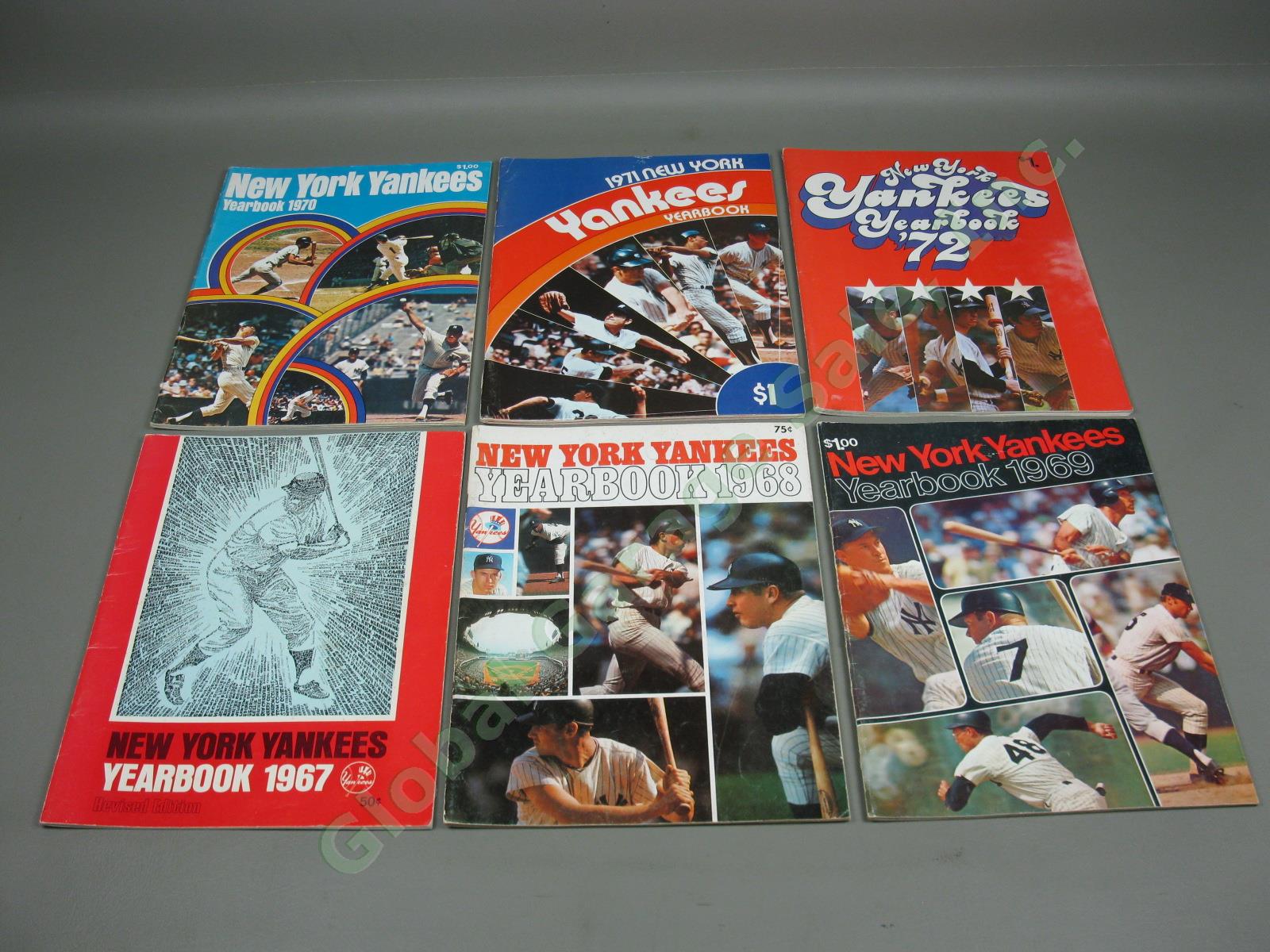 41 NY Yankees Yearbooks Lot Every One From 1967-2007 + 2 Scorecards + 3 Programs 3