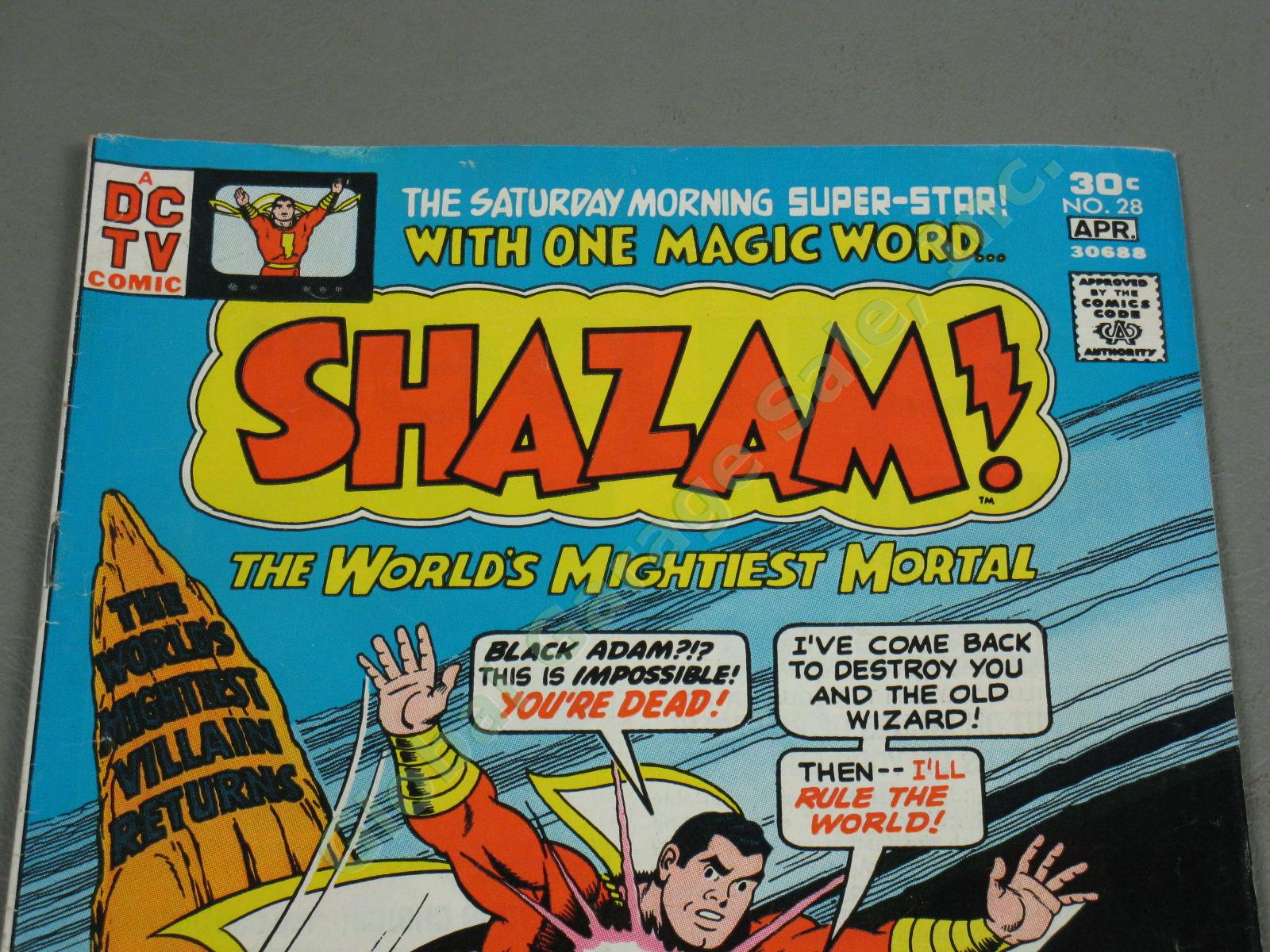 Rare Vtg 1977 DC Comics Shazam #28 1st First Modern App Appearance Black Adam NR 1