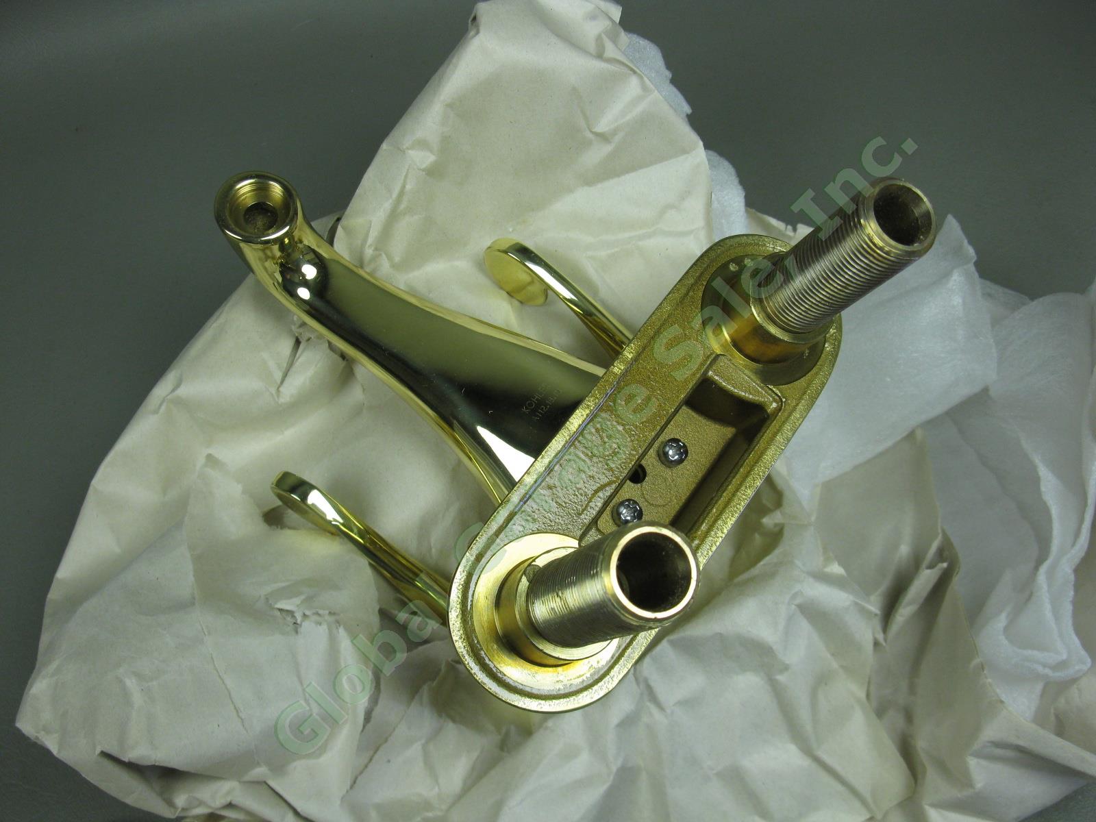 New Kohler 16100-4-PB Revival Centerset Lavatory Bathroom Faucet Polished Brass 3