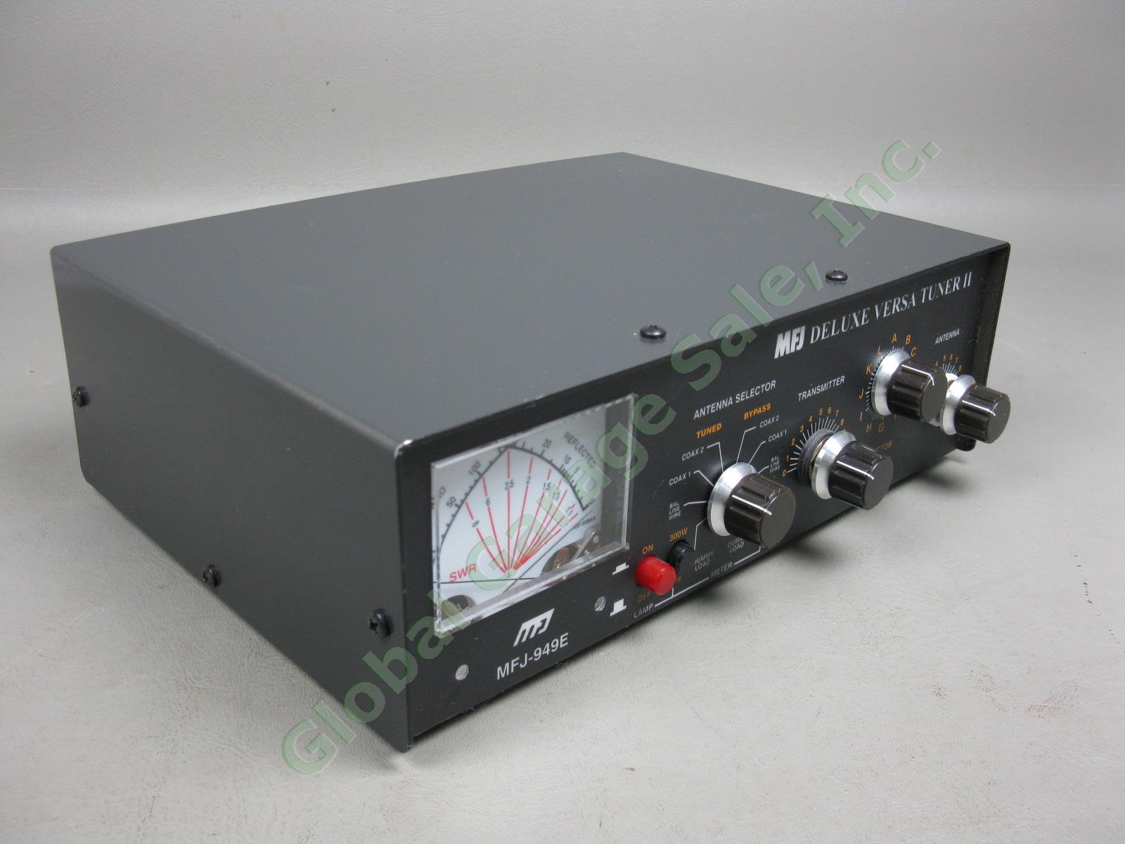 MFJ-949E Deluxe Versa Ham Radio Antenna Tuner II 1.8-30MHz +Manual Schematic Box 2