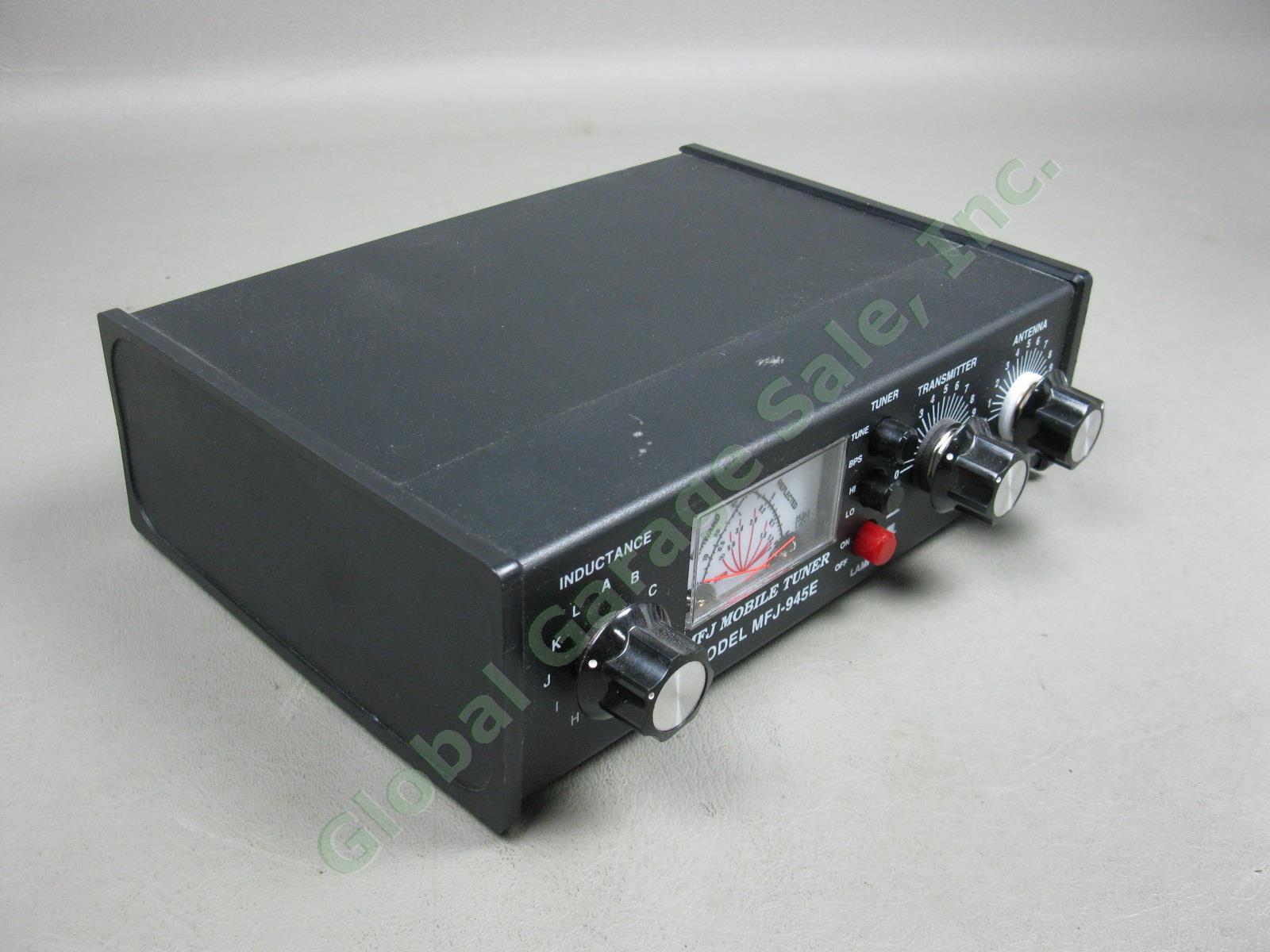 MFJ-945E HF Mobile Antenna Tuner Cross-Needle SWR/Wattmeter Manual Schematic Box 2