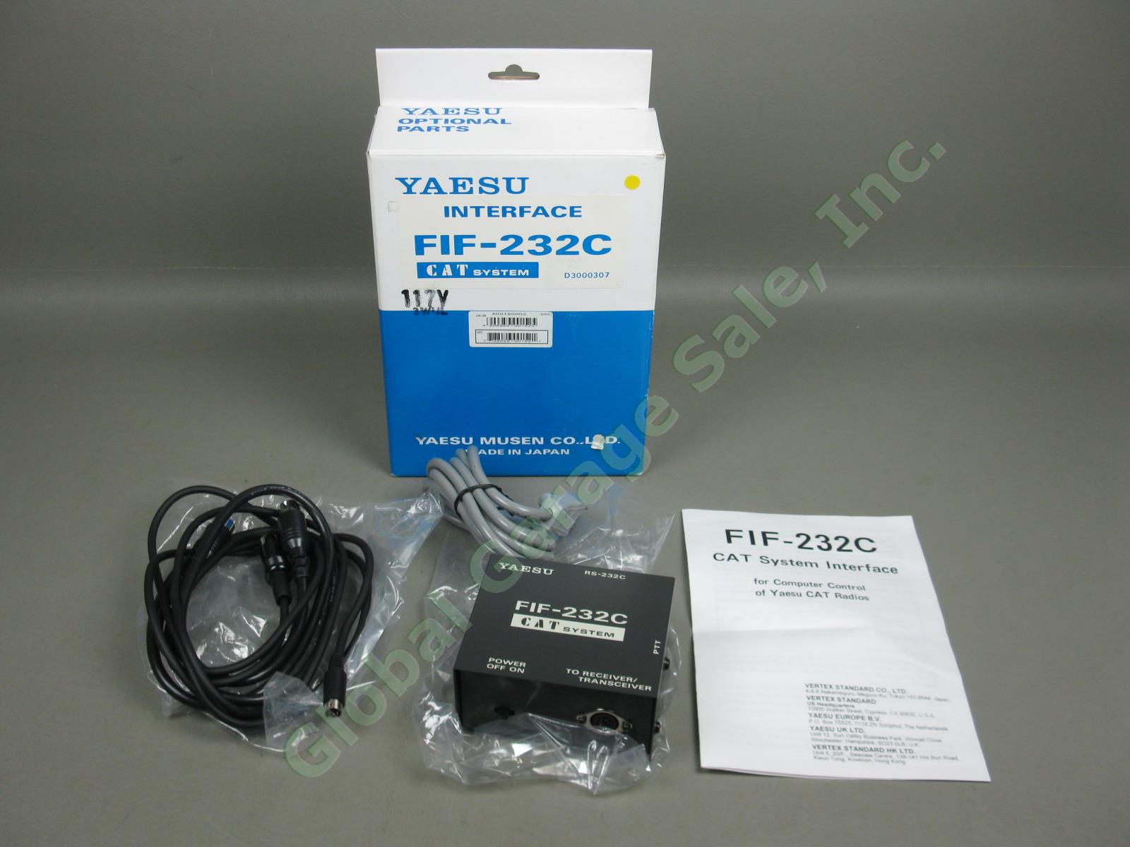 Yaesu FIF-232C CAT System Ham Radio Computer Interface For FT 990 1000 757 767 +