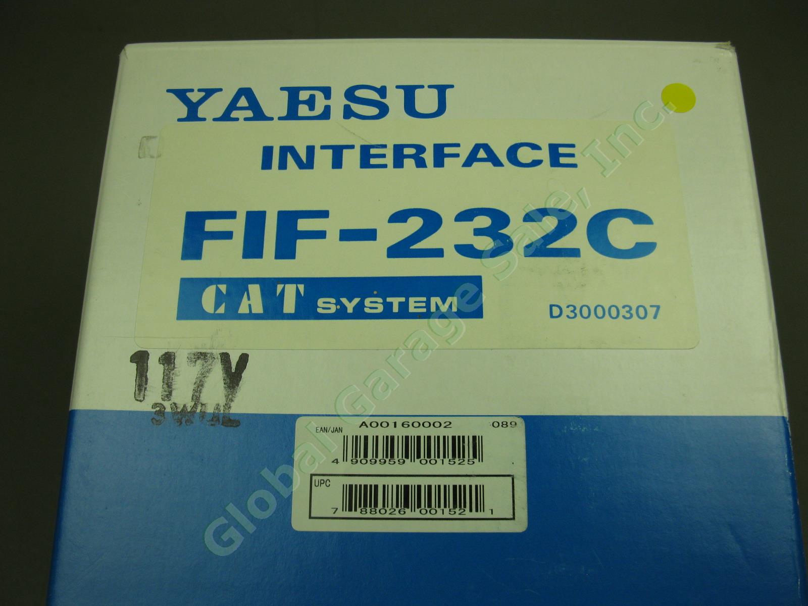 Yaesu FIF-232C CAT System Ham Radio Computer Interface For FT 990 1000 757 767 + 5