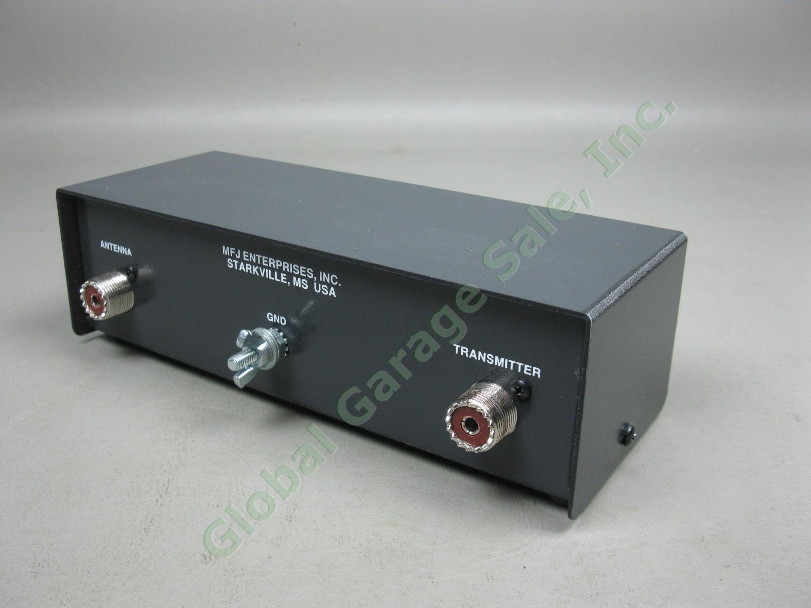 Black MFJ-921 VHF Dual Band Ham Radio Antenna Tuner 144-220MHz Tested Works + NR 3