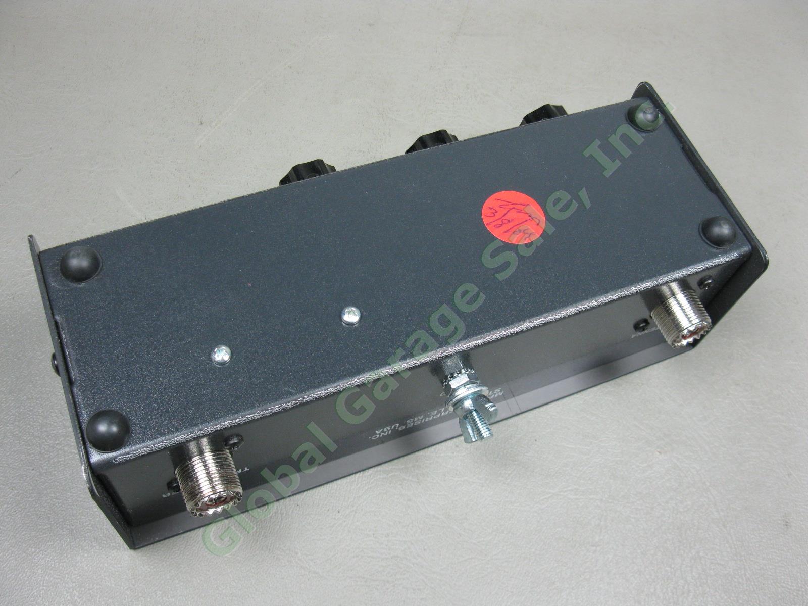 Black MFJ-921 VHF Dual Band Ham Radio Antenna Tuner 144-220MHz Tested Works + NR 5