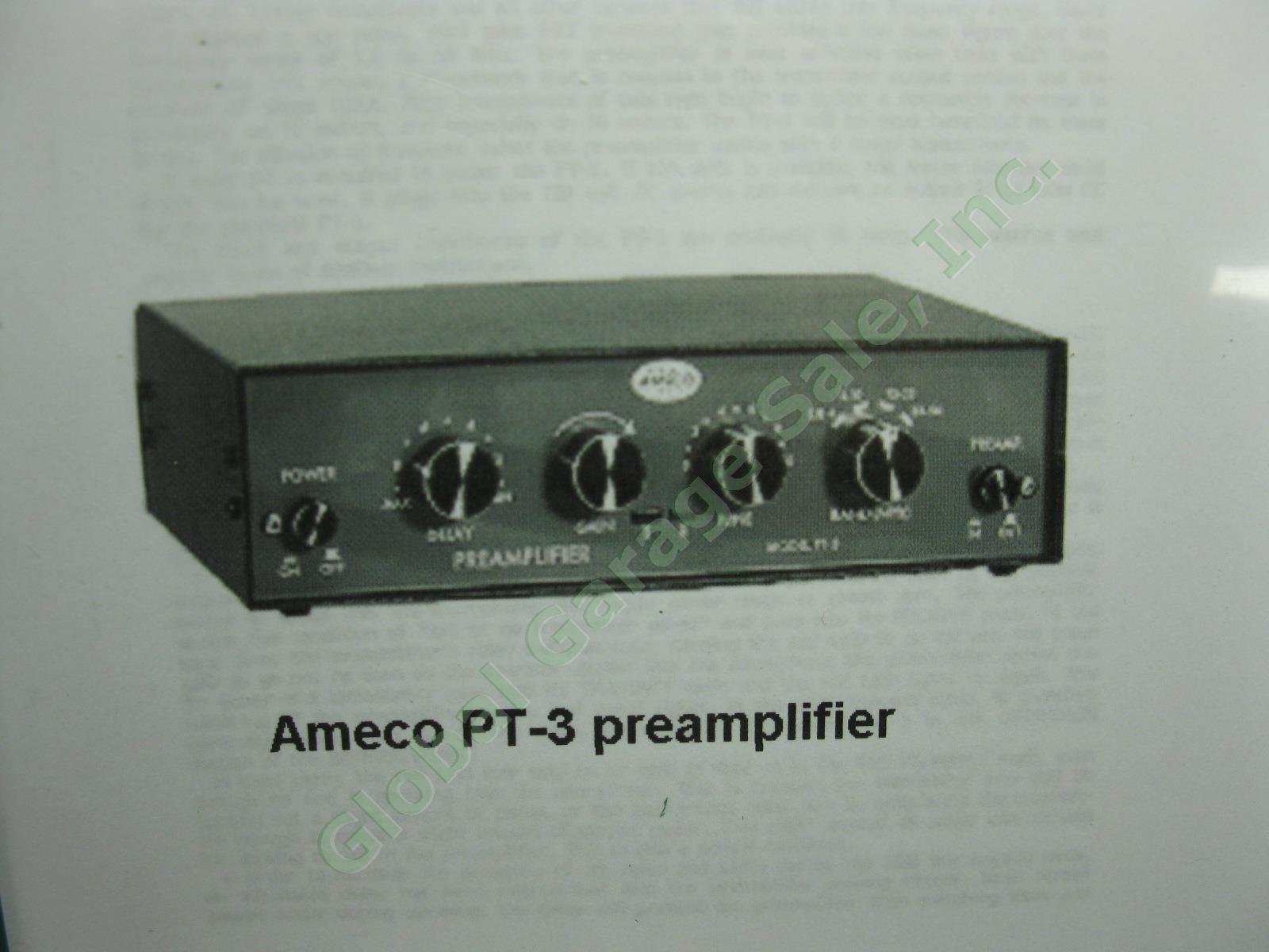 Ameco PT-3 MF/HF/VHF Ham Radio Receiver Preamplifier SW SWL CB PT3 1.8-54MHz NR! 6