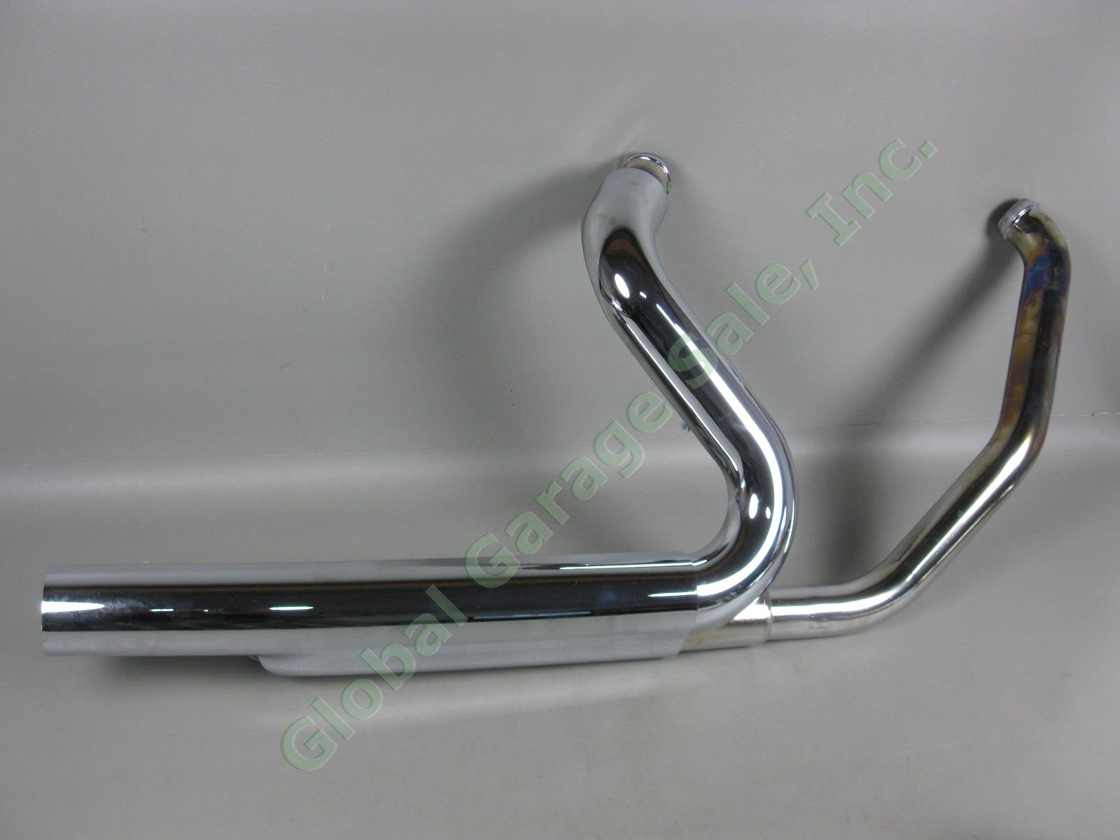 2013 Harley Davidson Street Glide Touring Exhaust Pipes + Slip-Ons + Heat Shield 1
