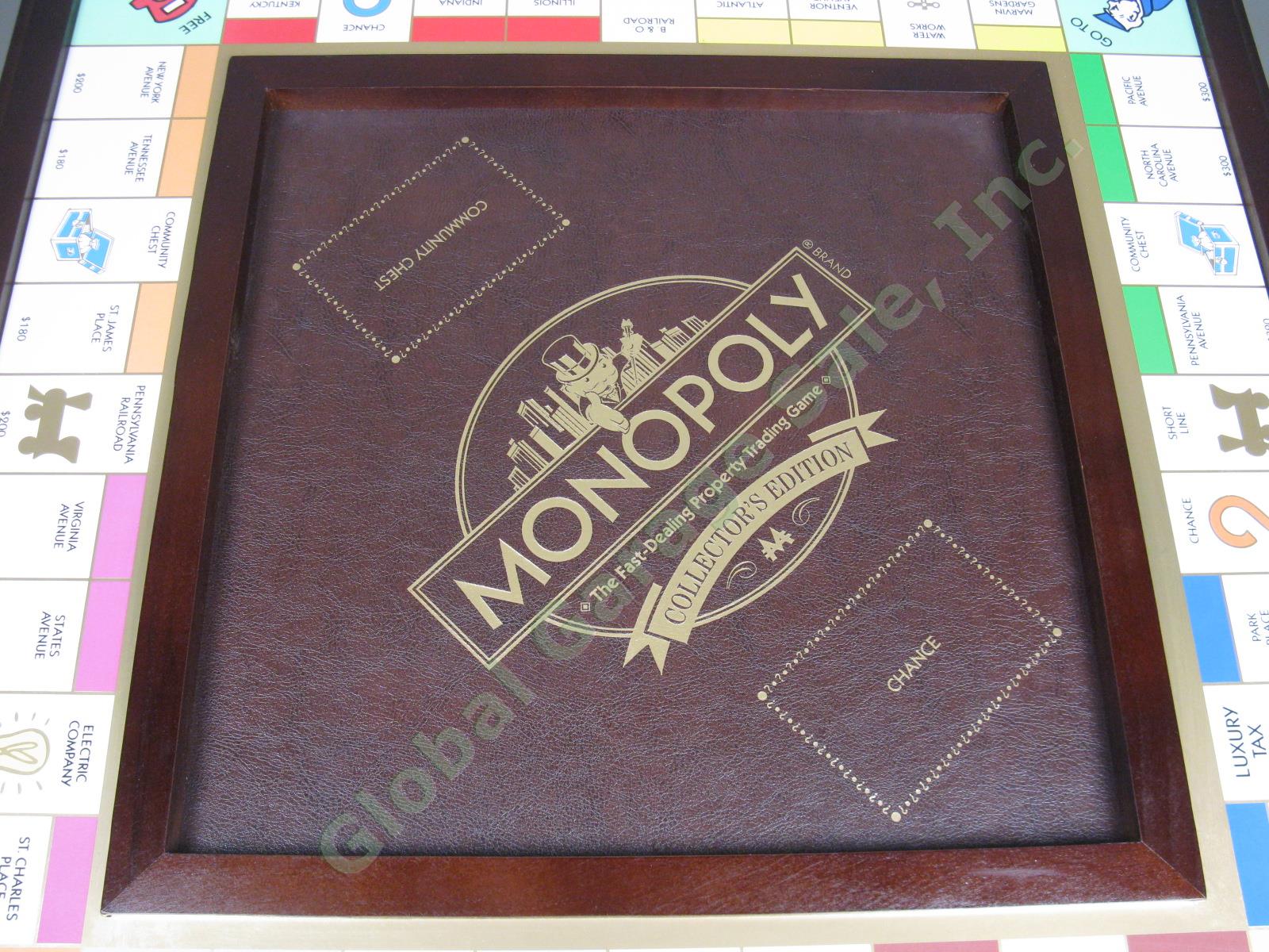 NEW Hasbro Monopoly Collectors Edition Board Game In Wooden Case Never Used NR 1