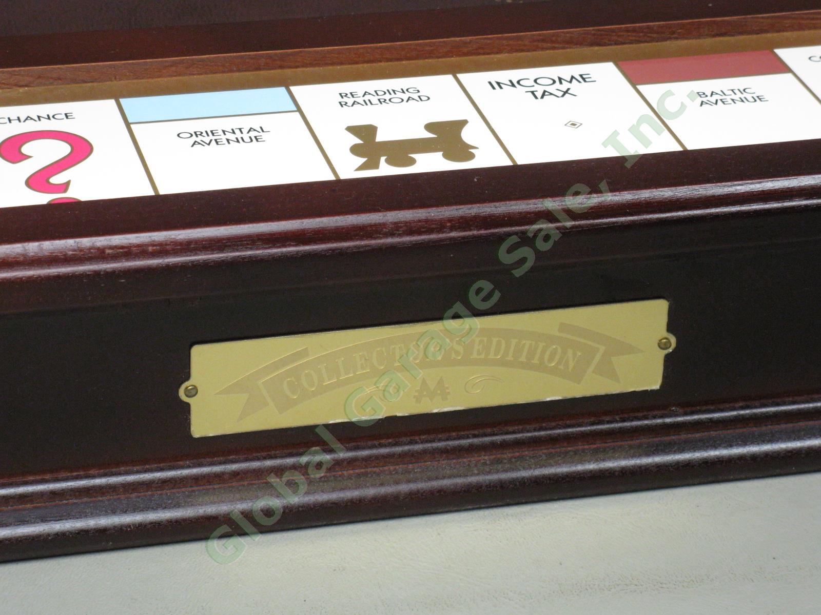 NEW Hasbro Monopoly Collectors Edition Board Game In Wooden Case Never Used NR 2