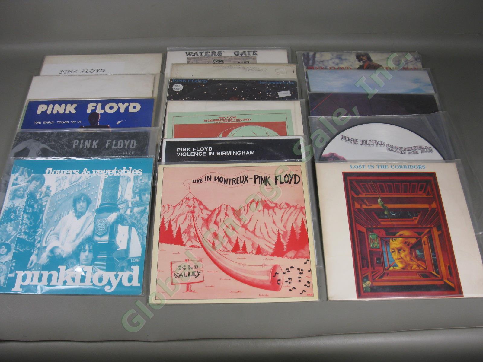 Rare Vintage Pink Floyd Bootleg LP Record Albums Live Bootlegs ++