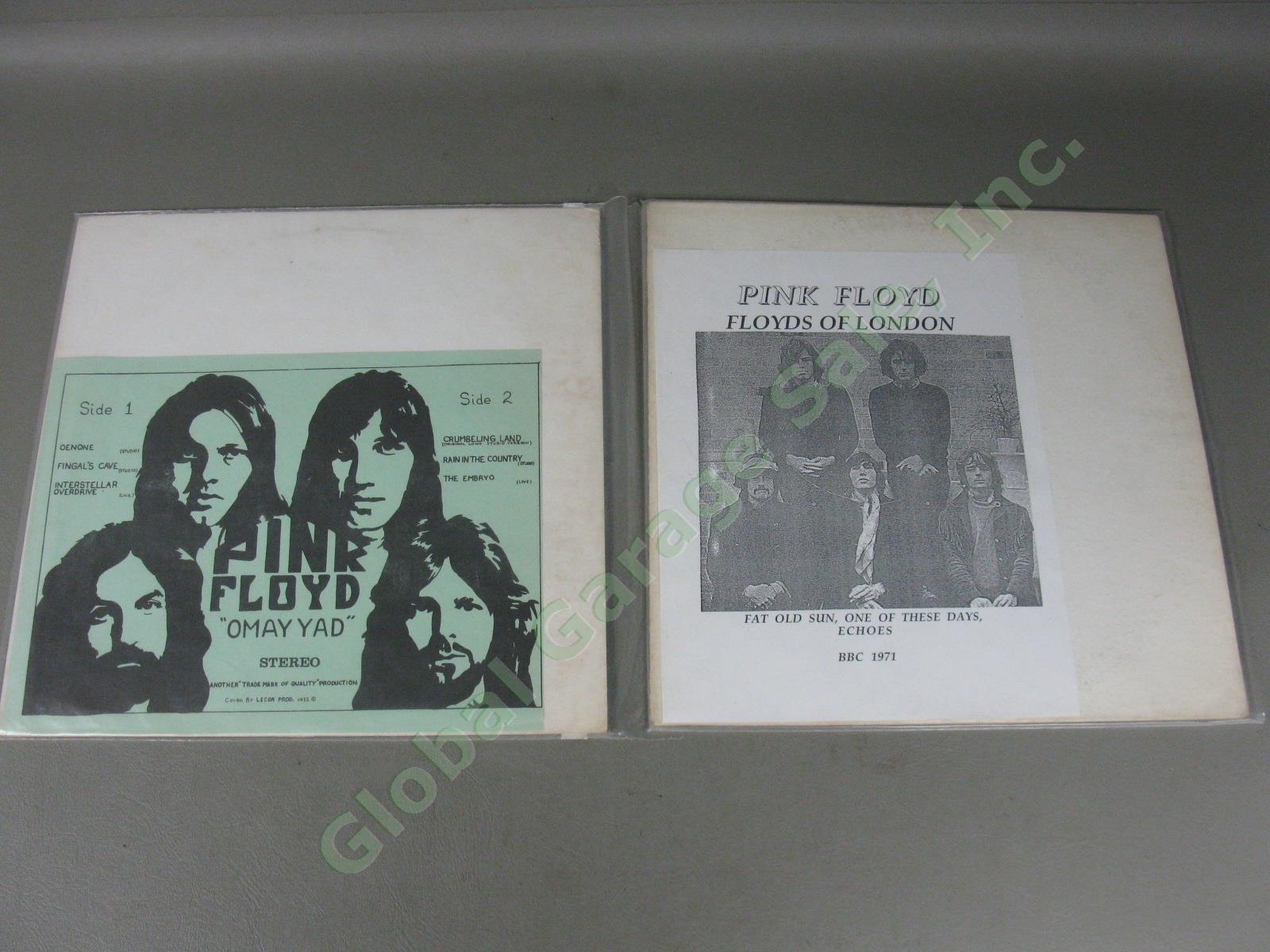 Rare Vintage Pink Floyd Bootleg LP Record Albums Live Bootlegs ++ 8