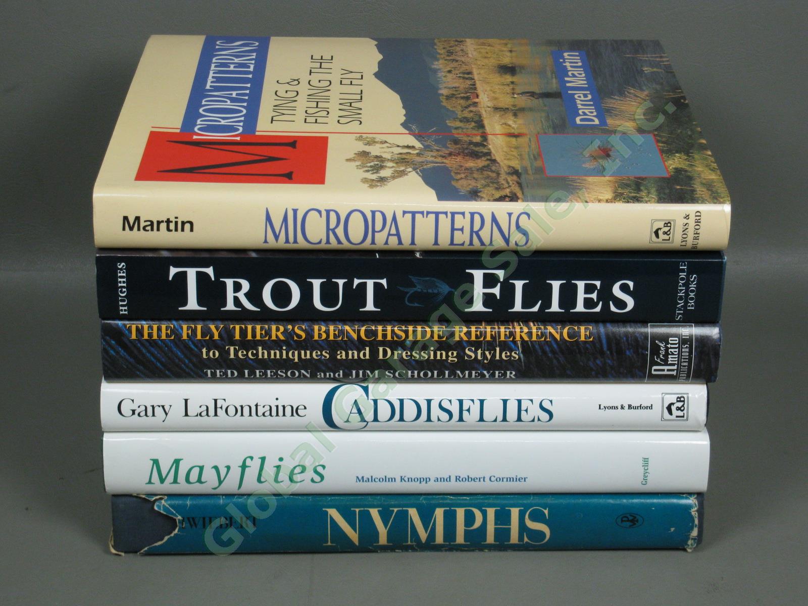 Fly Tying Fishing Books Lot Tiers Benchside Reference Nymphs Trout Mayflies NR!