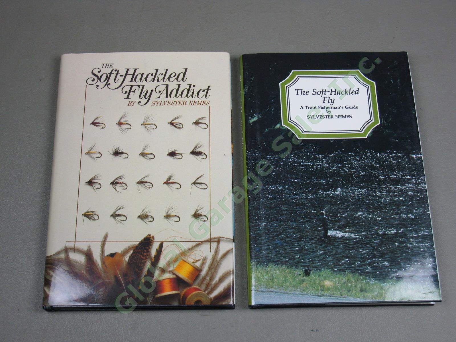 19 Fly Tying Manuals Fishing Books Lot Trout Flies Nymphs Tricos Emergers HC+ NR 2