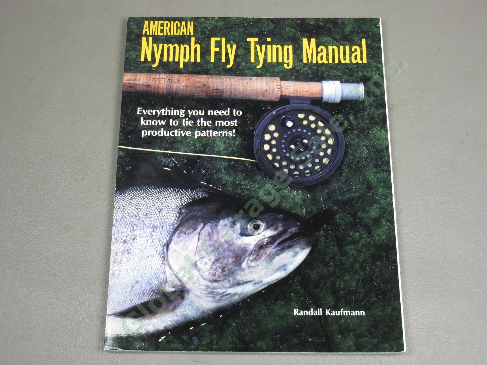 19 Fly Tying Manuals Fishing Books Lot Trout Flies Nymphs Tricos Emergers HC+ NR 8