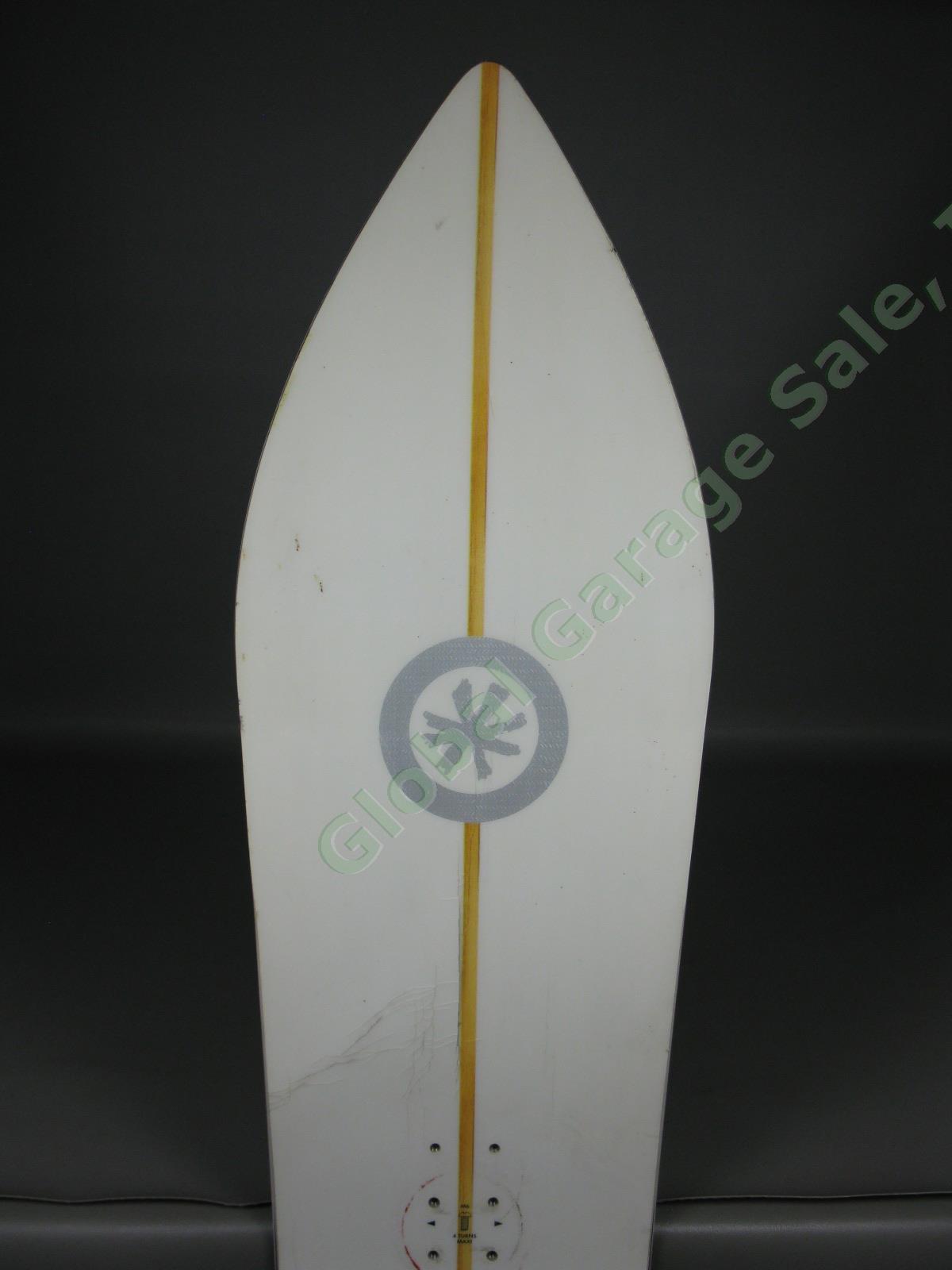 Vtg Original O Sin 4807 Swallowtail Snowboard 168cm Woodcore Spain No Bindings 1