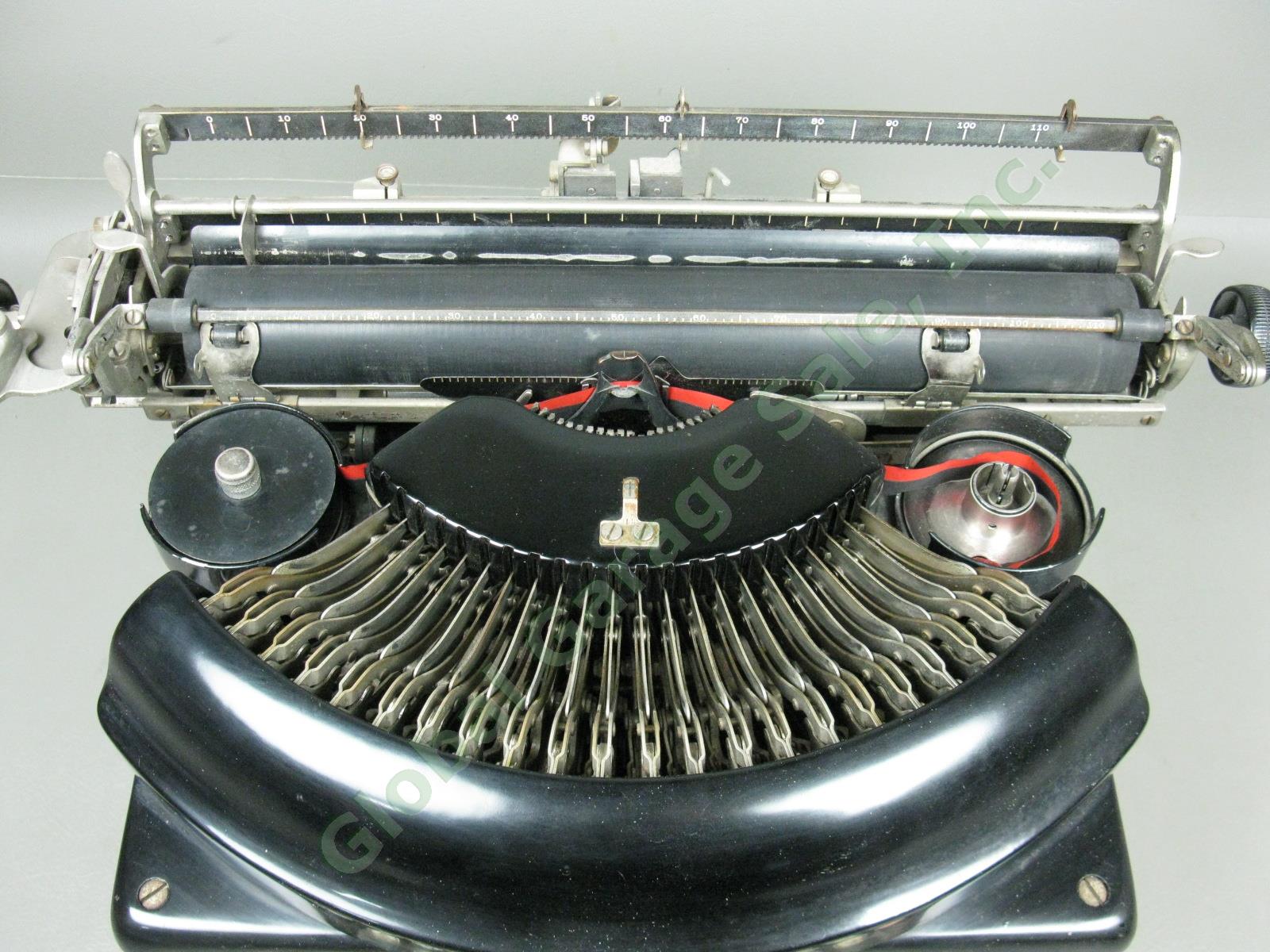 Vtg Antique 1929 Remington Noiseless 6 Manual Typewriter Serial X117909 Cleaned 2