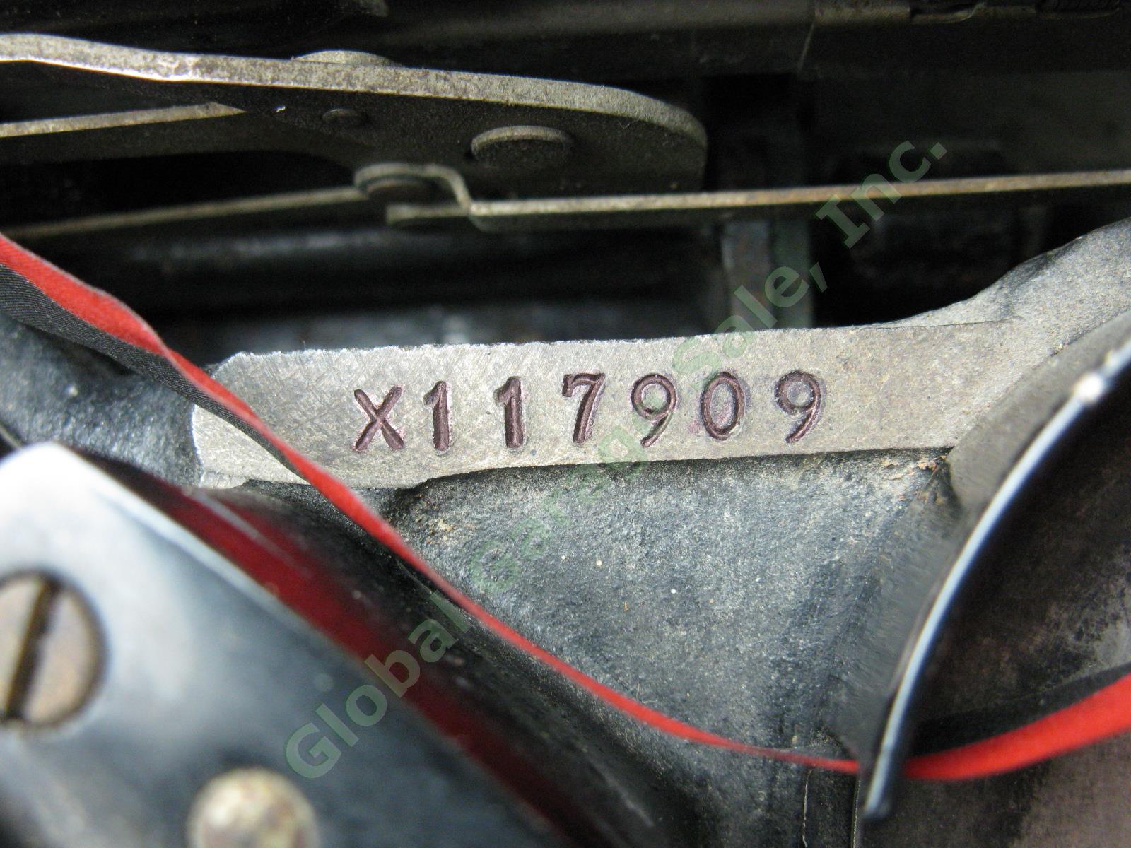 Vtg Antique 1929 Remington Noiseless 6 Manual Typewriter Serial X117909 Cleaned 3