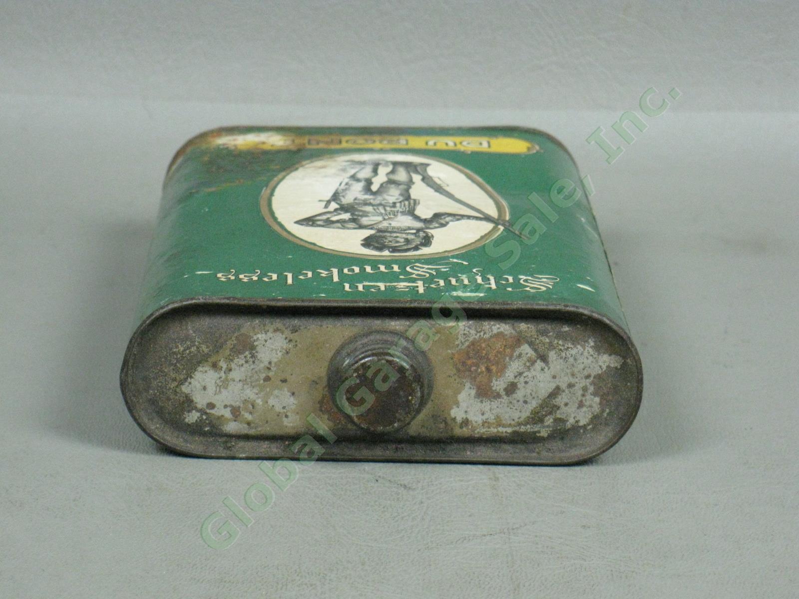 Rare Vtg Antique Dupont Schuetzen Smokeless 8 Ounce Black Powder Gunpowder Tin 8