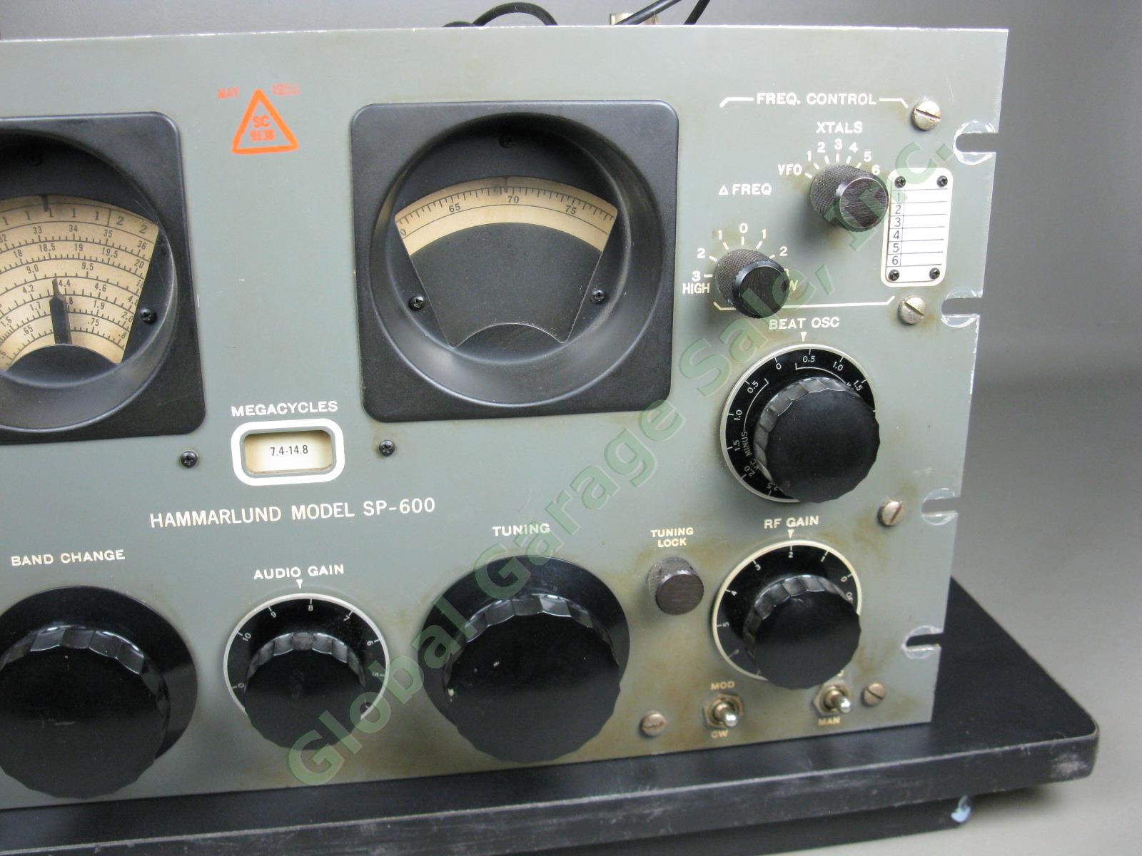 Hammarlund SP-600-JX-26 US Army Signal Corps R-274C/FRR HF Tube Radio Receiver 3