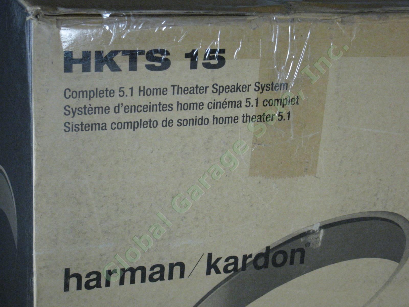 Harman Kardon HKTS 15 Complete 5.1 Home Theater 5-Speaker System W/ Subwoofer 1