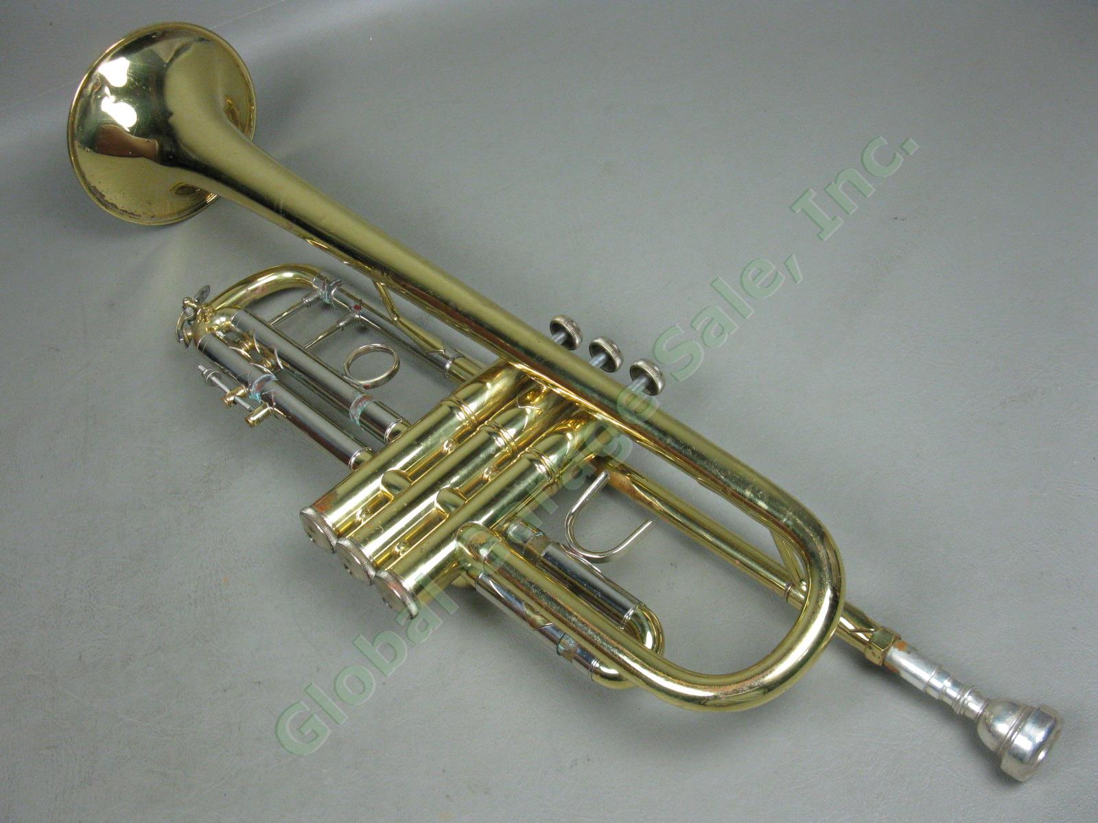 Vincent Bach Stradivarius Bb B Flat Trumpet #37 W/ Selmer Case 7C ...