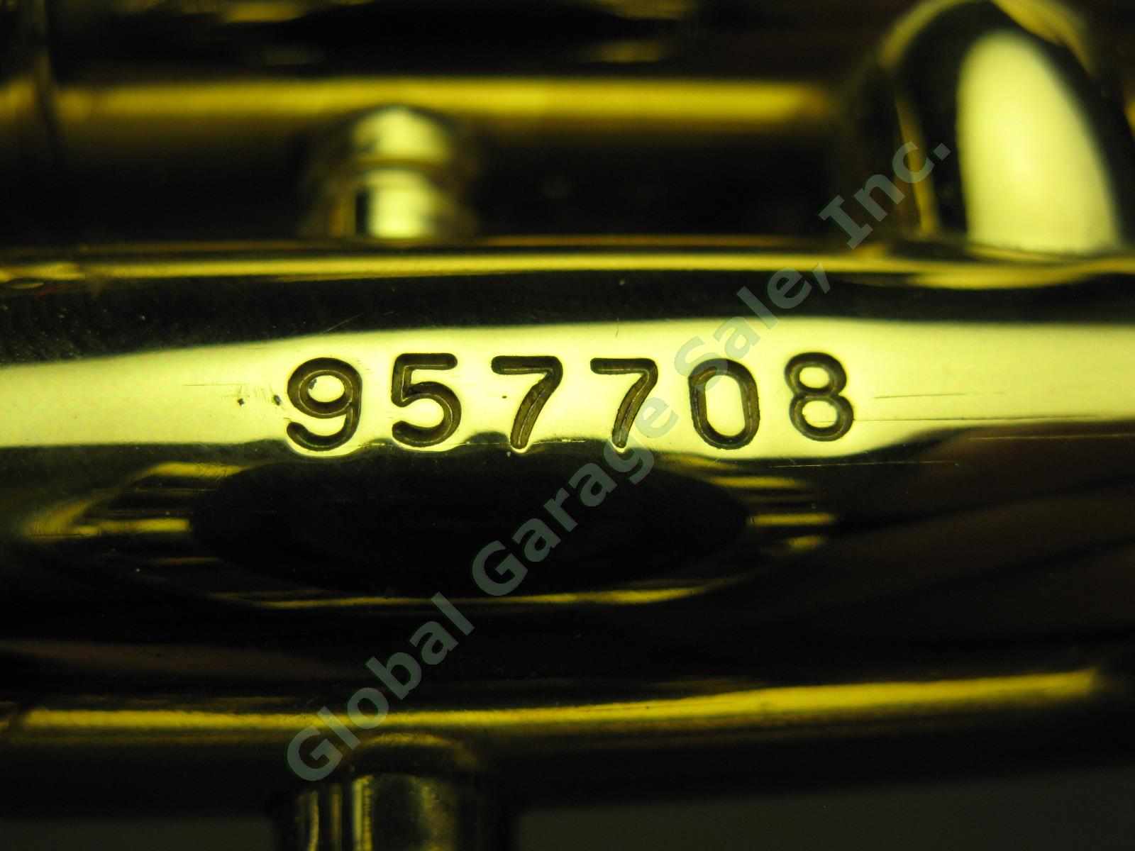 King 601 USA Bb B Flat Student Trumpet +Hard Case Benge 7C Mouthpiece Bundle Lot 8