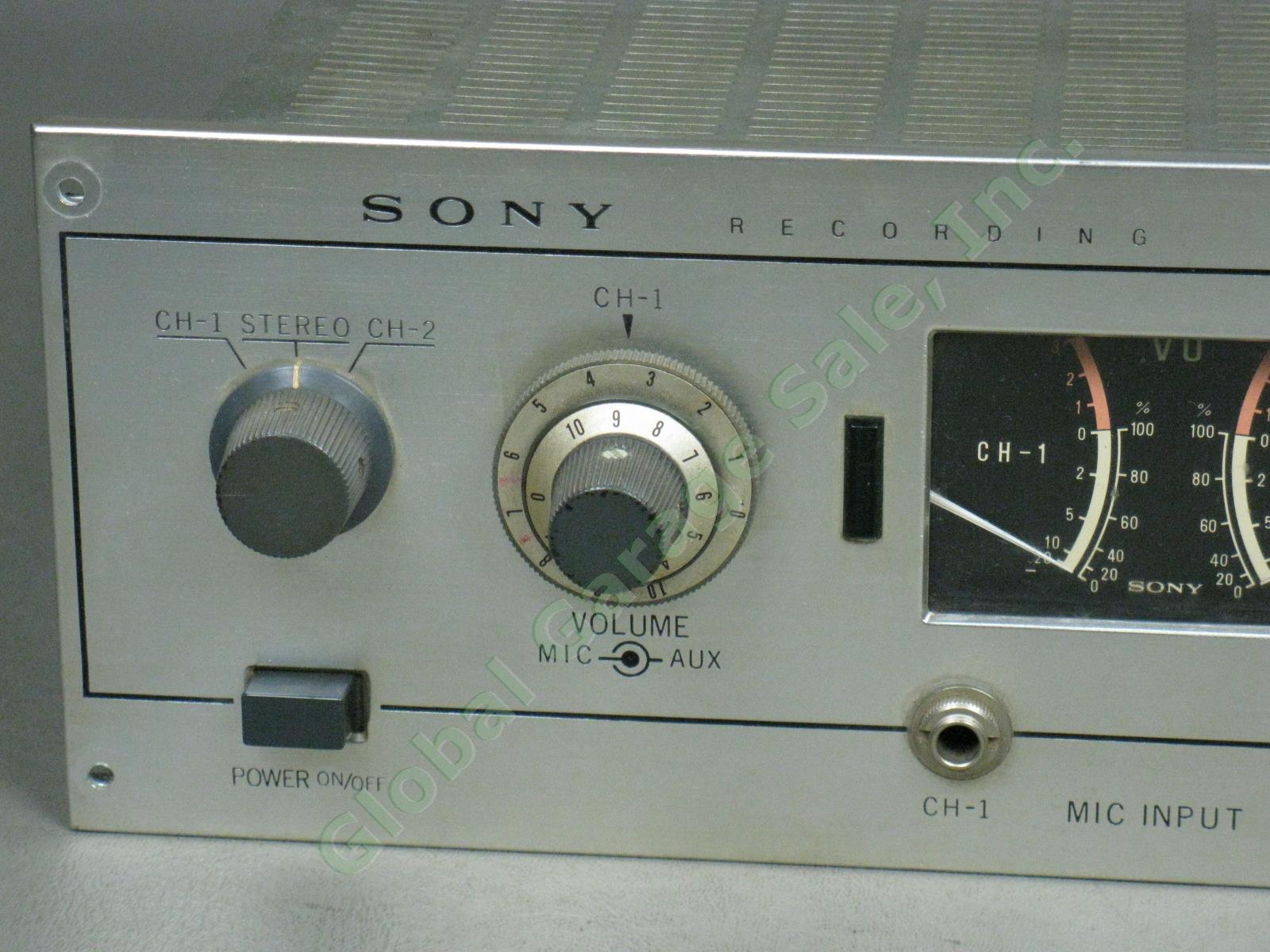 Vintage Sony SRA-3 Tube Amplifier Stereophonic Recording Amp No Reserve Price! 2
