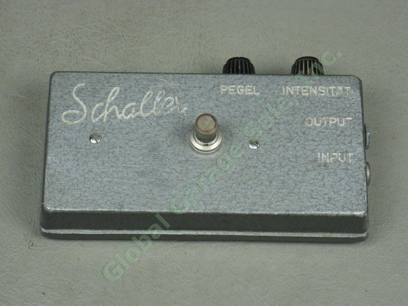 RARE Vtg 1960s 1970s Schaller Fuzz Guitar Pedal AC151 Germanium Transistors NR!