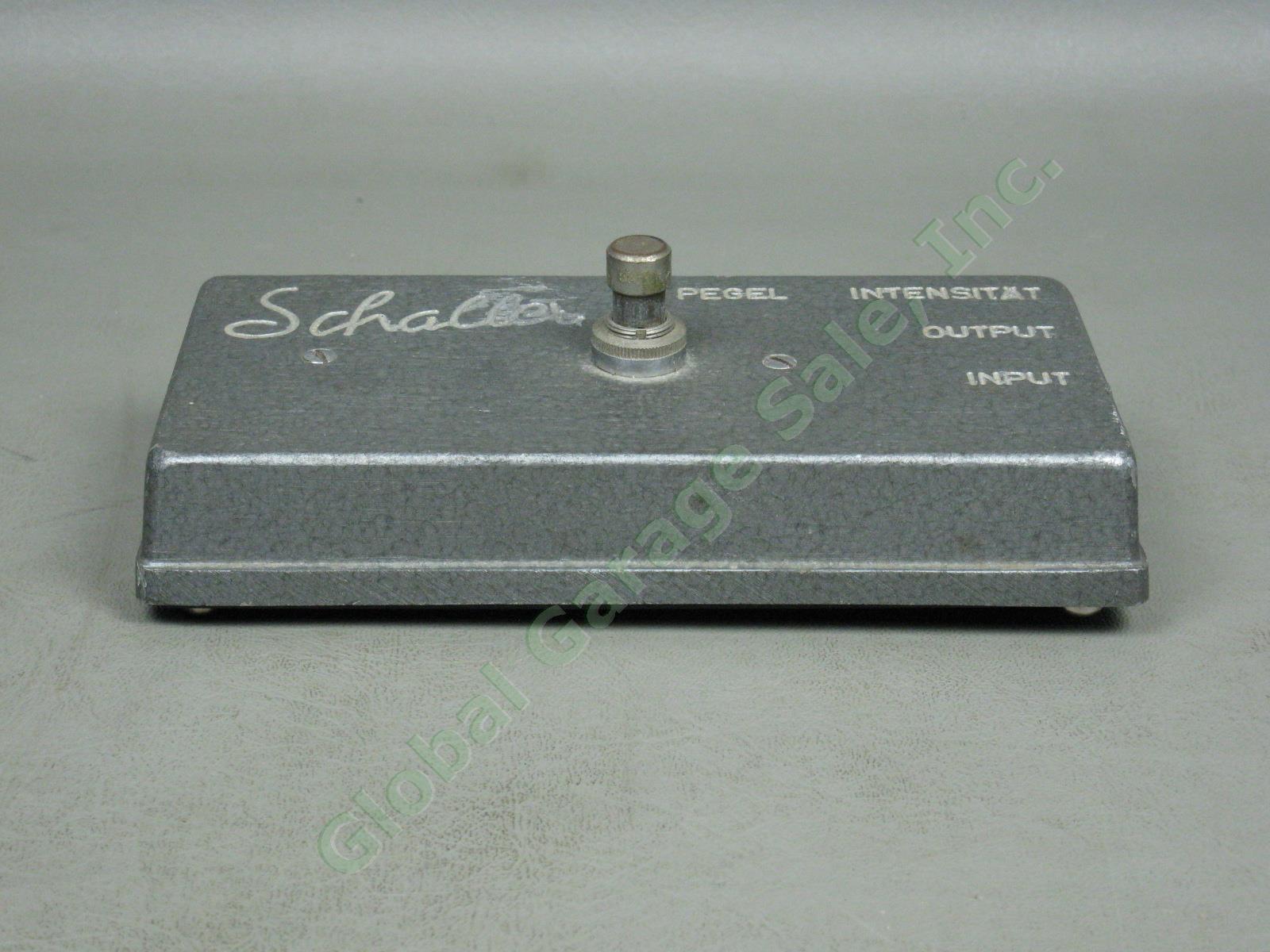 RARE Vtg 1960s 1970s Schaller Fuzz Guitar Pedal AC151 Germanium Transistors NR! 1