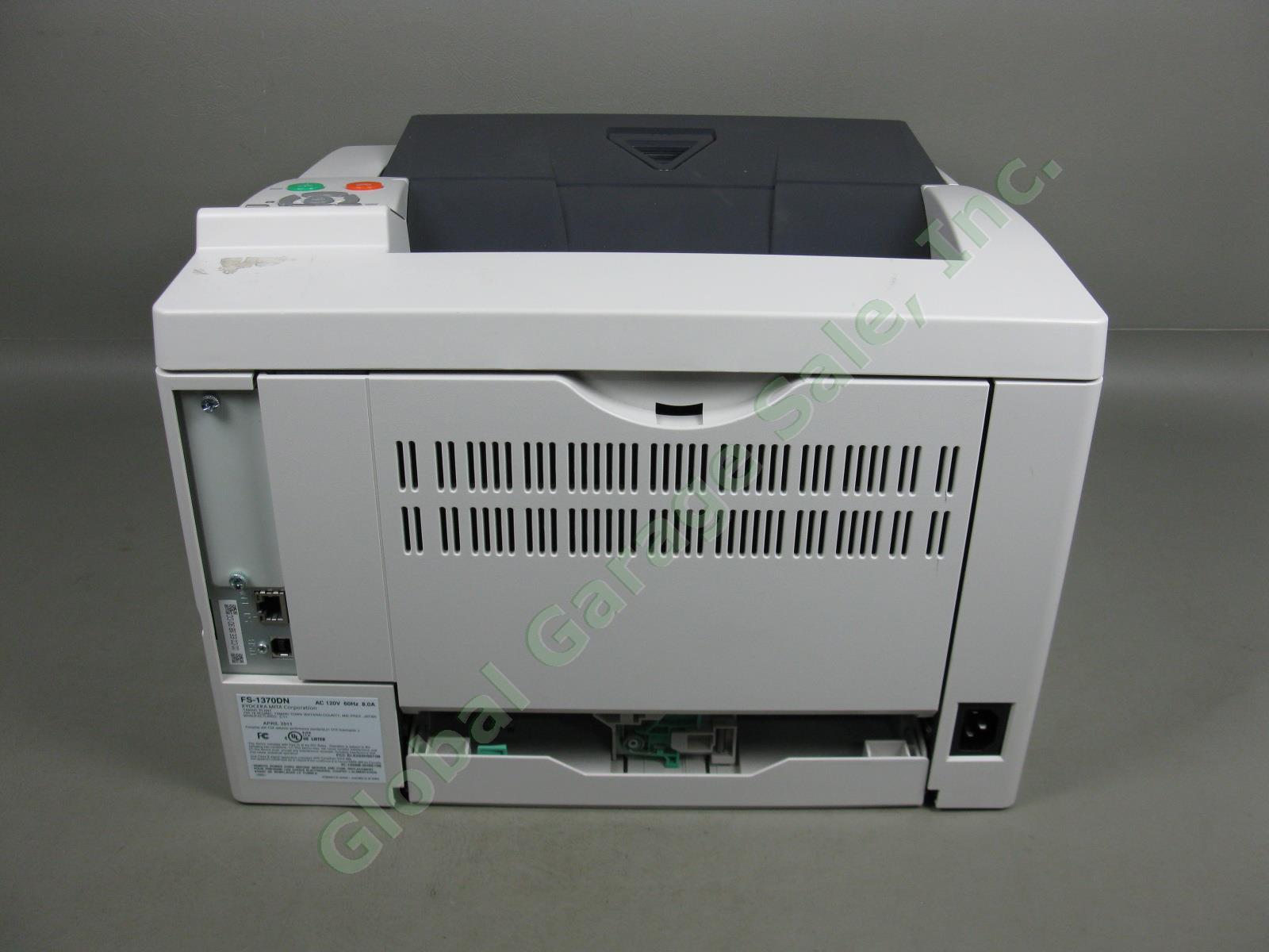 Kyocera Ecosys FS-1370DN Workgroup Network Laser Printer 40% Toner 6851 Pages 4