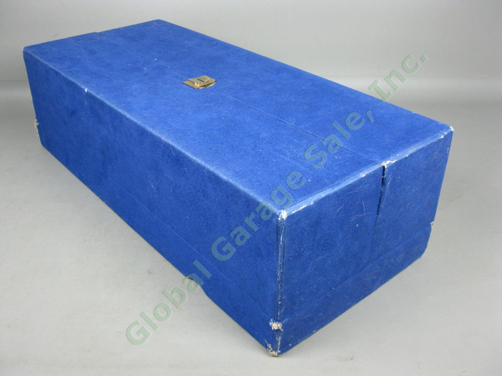 Vtg 1980s Lenci 20" Brunette Schoolgirl Felt Doll #918570 W/ Tag + Nice Blue Box 6