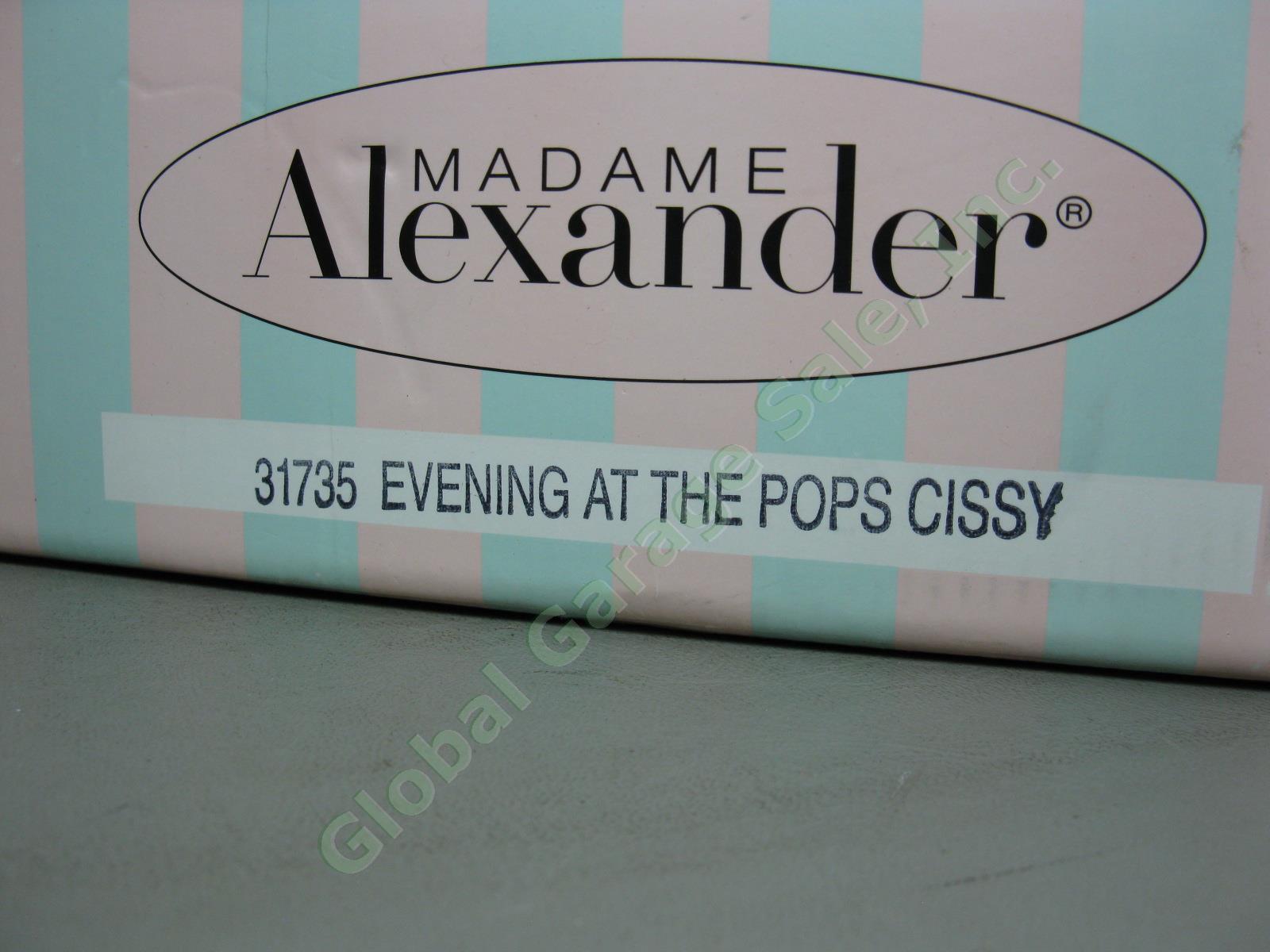 MADCC Madame Alexander An Evening at the Pops Cissy Doll +Hat Gloves Tag COA Box 12