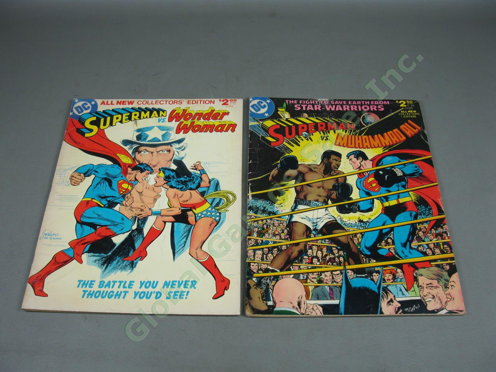 DC Comic Collector Edition Oversize C56 Superman Vs Muhammad Ali 54 Wonder Woman